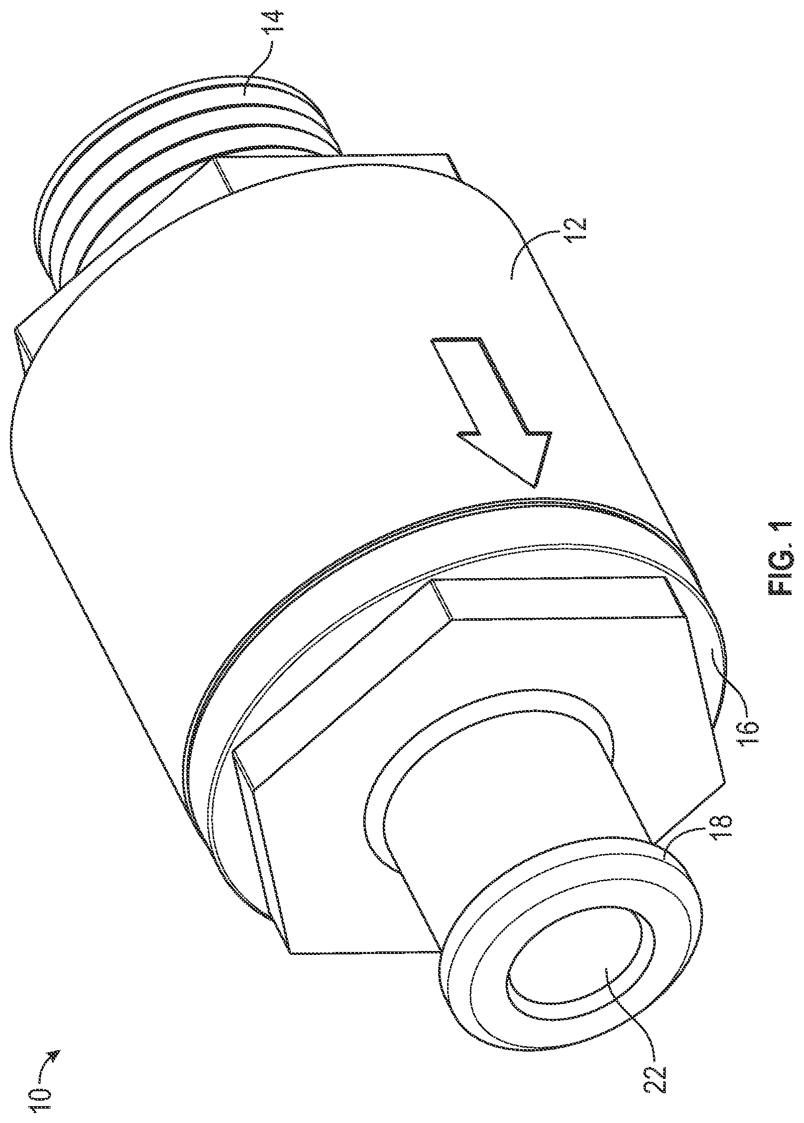 Patent US12366301 Figure 1 – Check valve for high-pressure fluids, including abrasives laden fluids