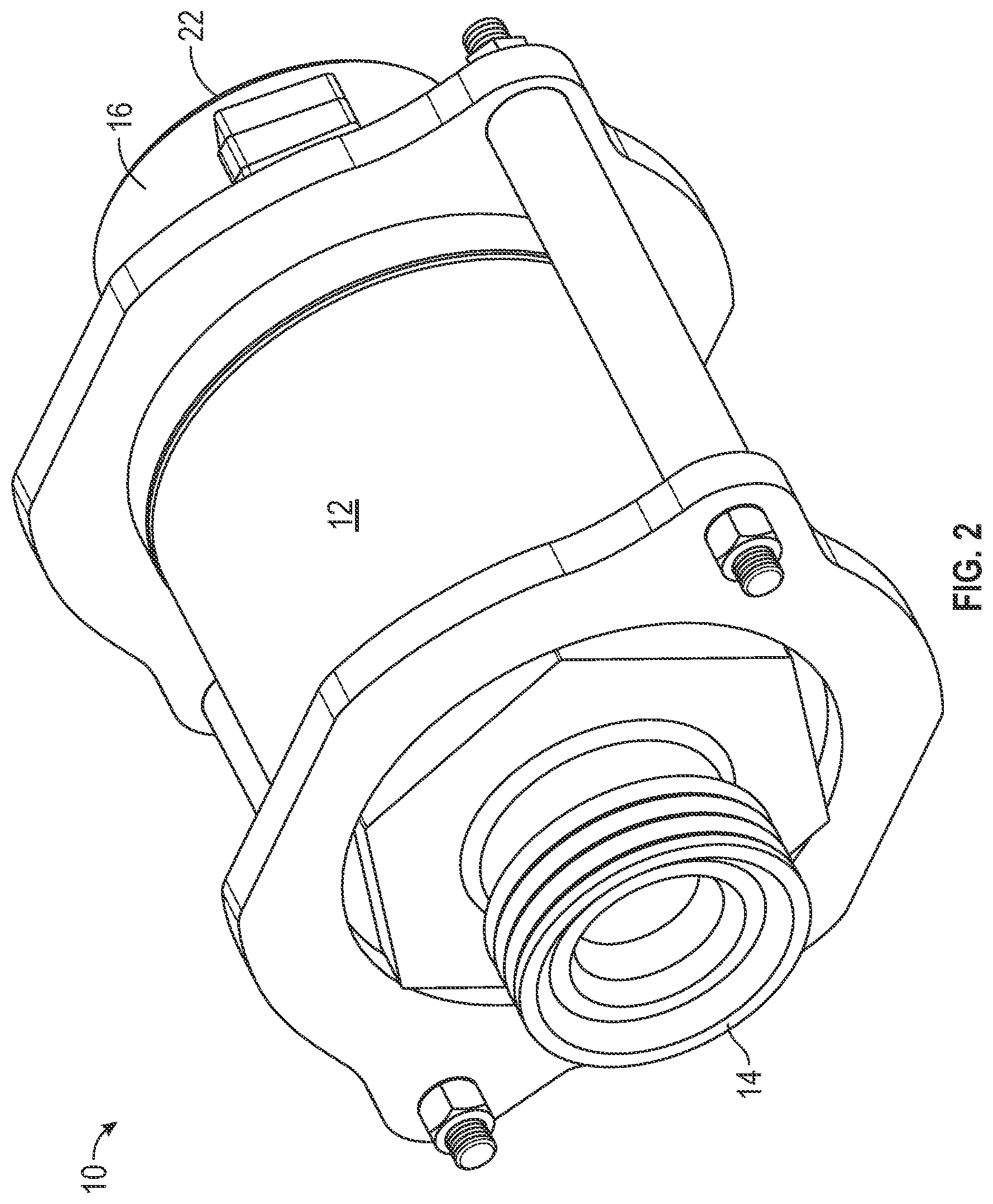 Patent US12366301 Figure 2 – Check valve for high-pressure fluids, including abrasives laden fluids