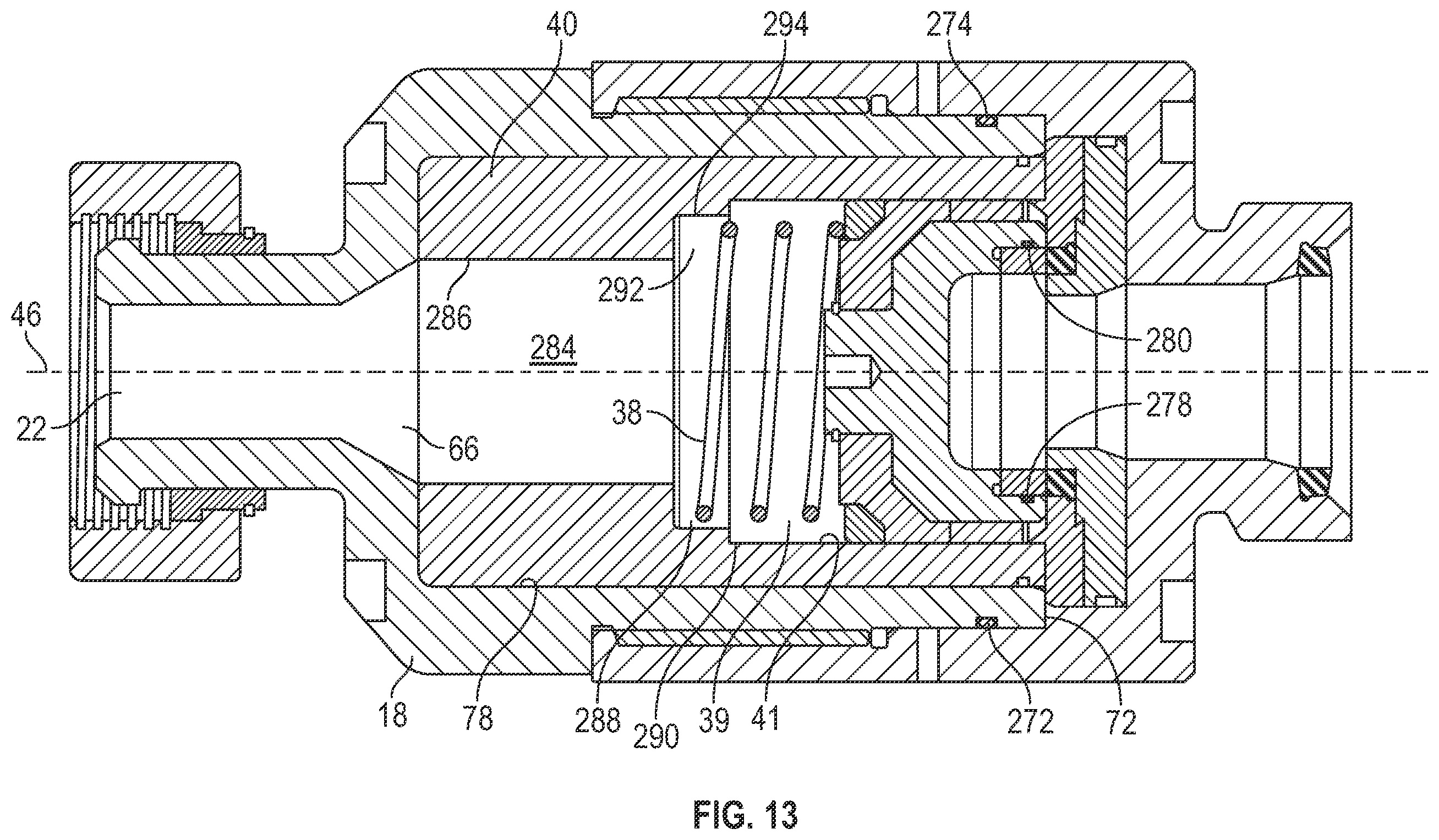 Patent US12366301 Figure 12 – Check valve for high-pressure fluids, including abrasives laden fluids