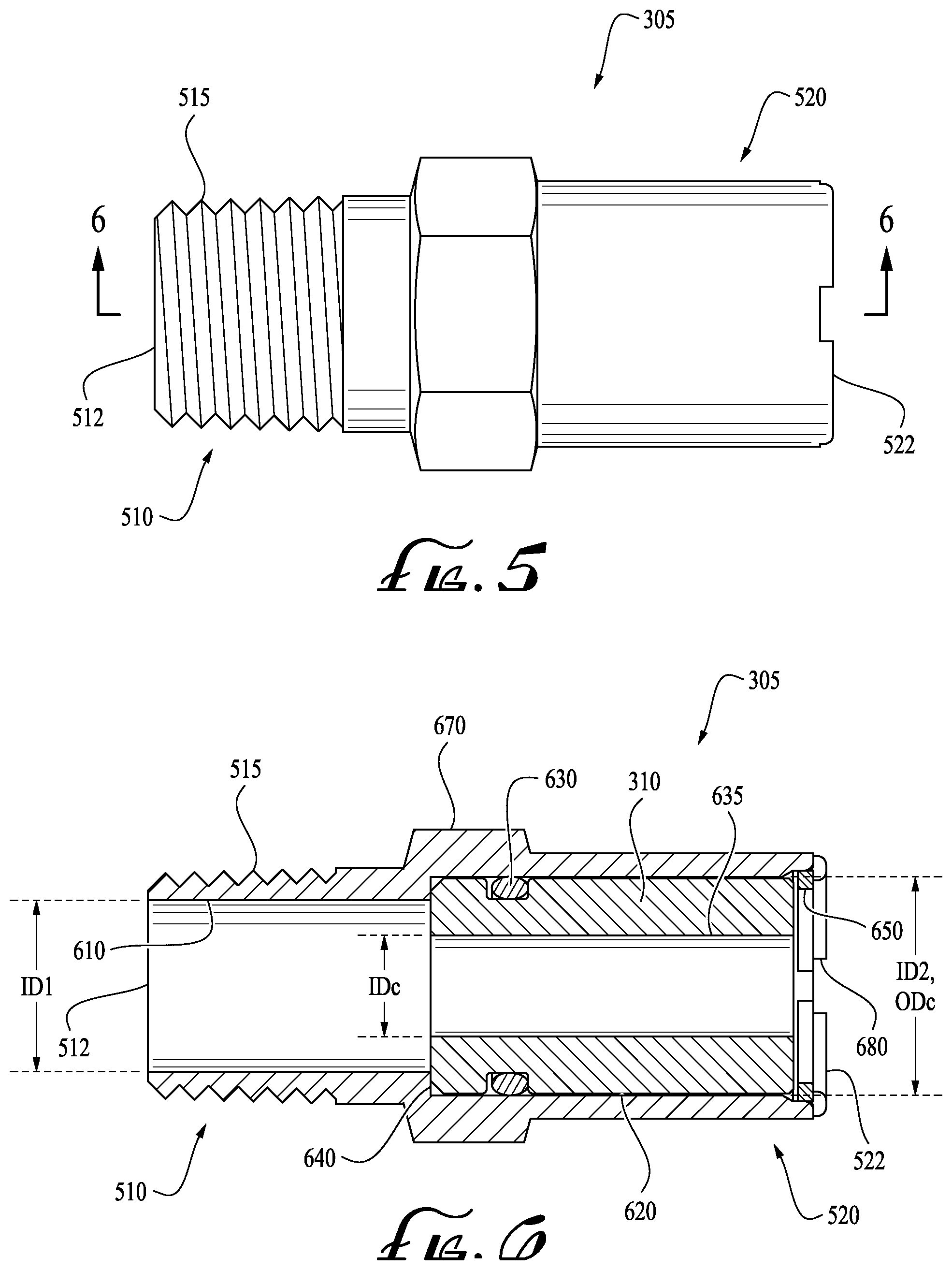 Patent US12366303 Figure 5 – Check valve adapter for electrical submersible pumps