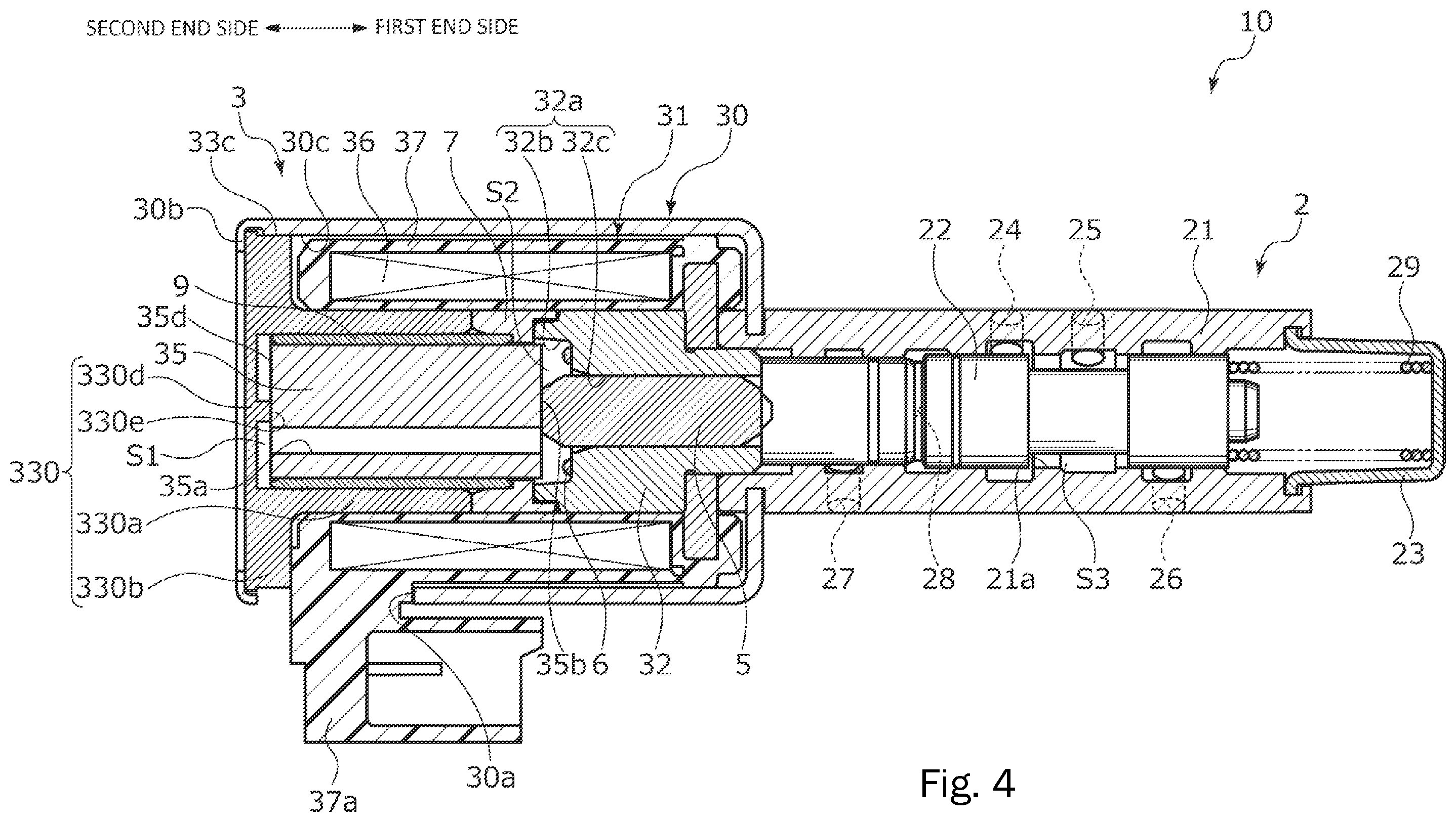 Patent US12366304 Figure 4 – Solenoid valve