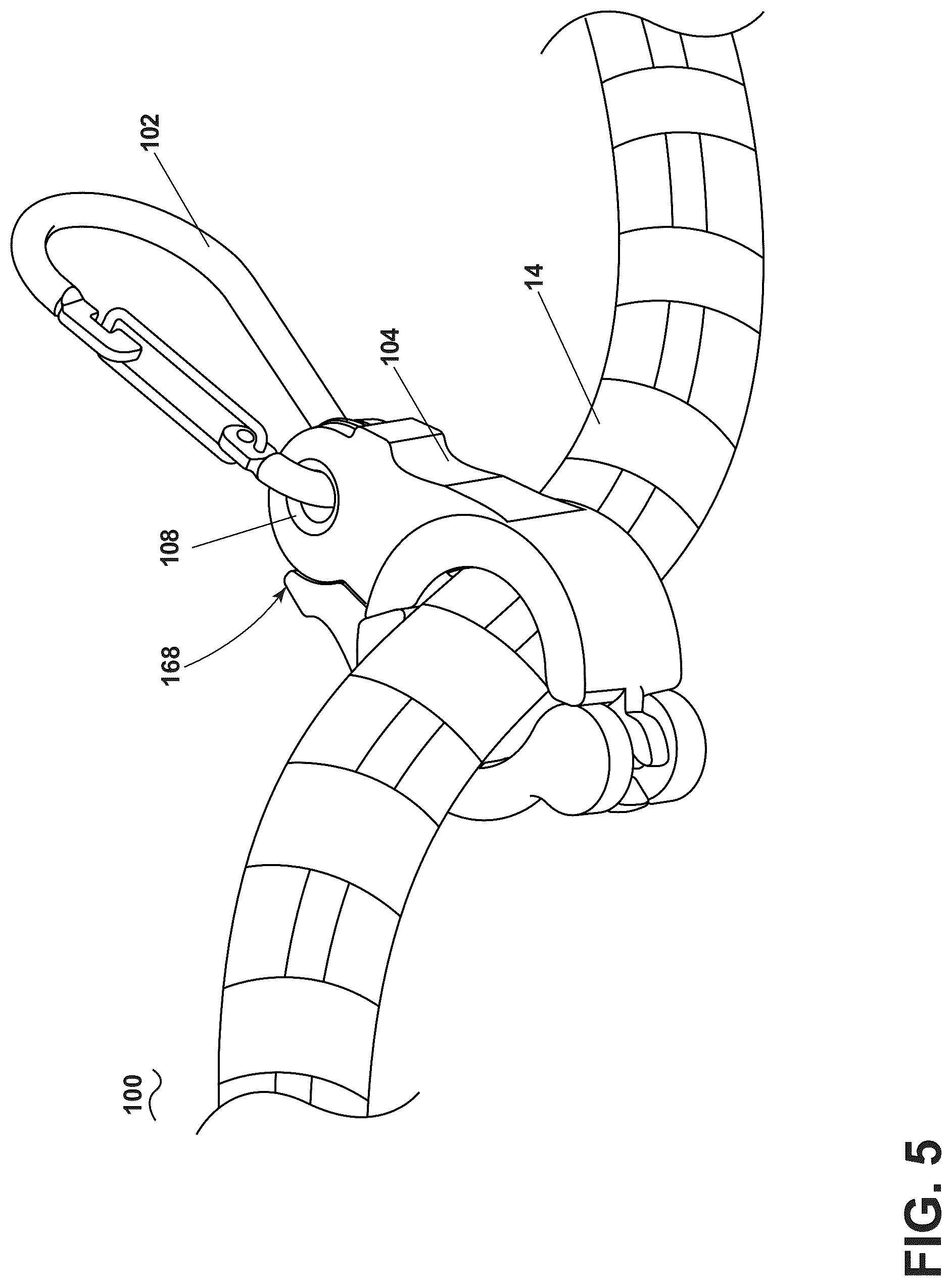 Patent US12366308 Figure 5 – Clamp assembly
