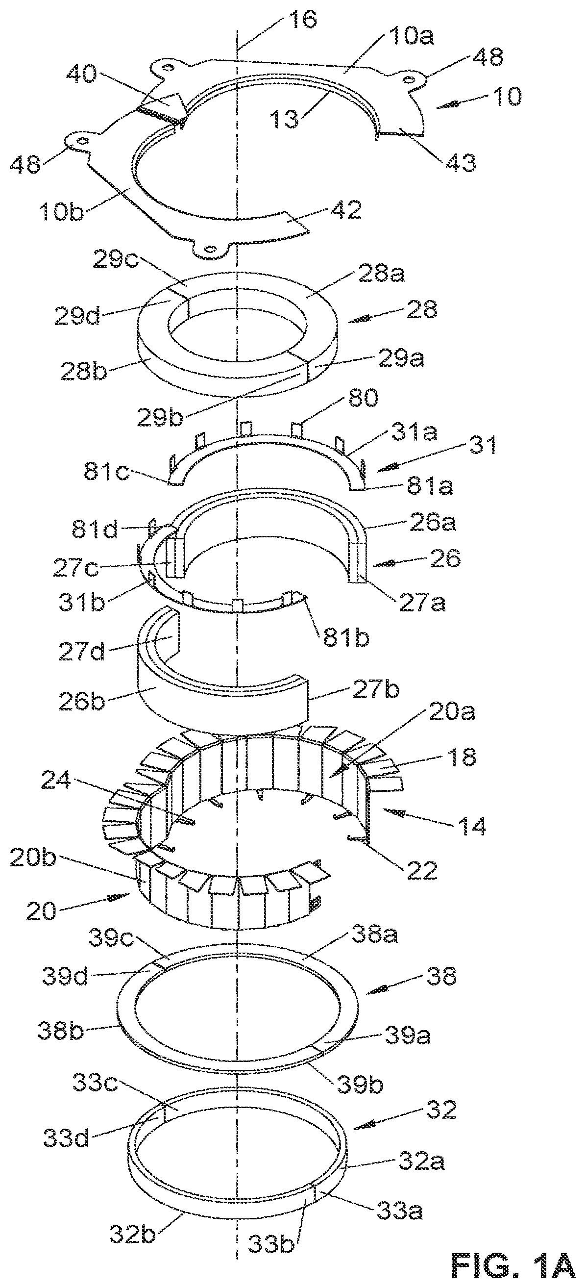 Patent US12366309 Figure 1 – Drop in fire stop assembly