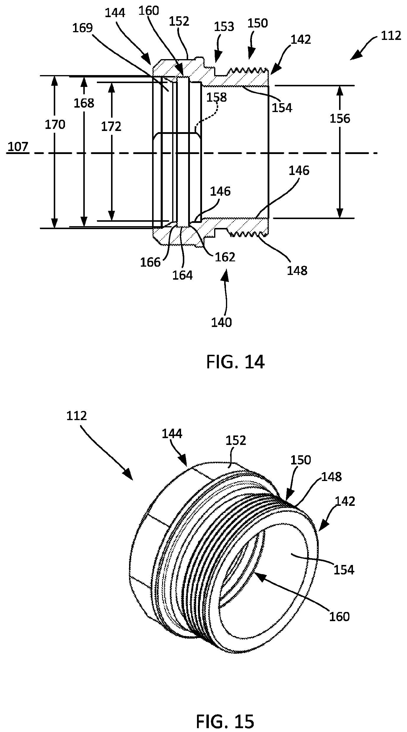 Patent US12366313 Figure 6 – Plumbing assembly with a swivel adapter and method of manufacturing the same