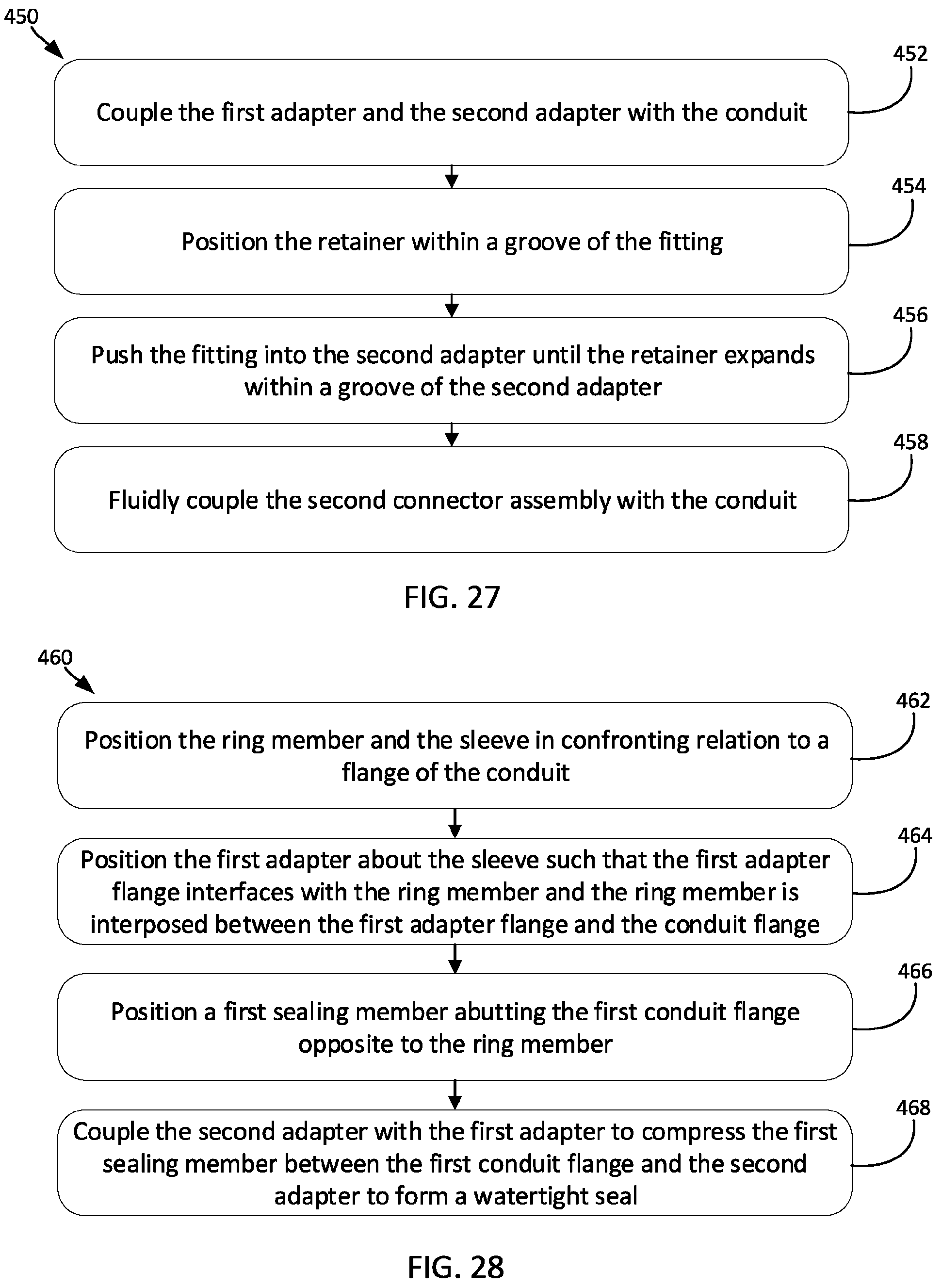 Patent US12366313 Figure 13 – Plumbing assembly with a swivel adapter and method of manufacturing the same