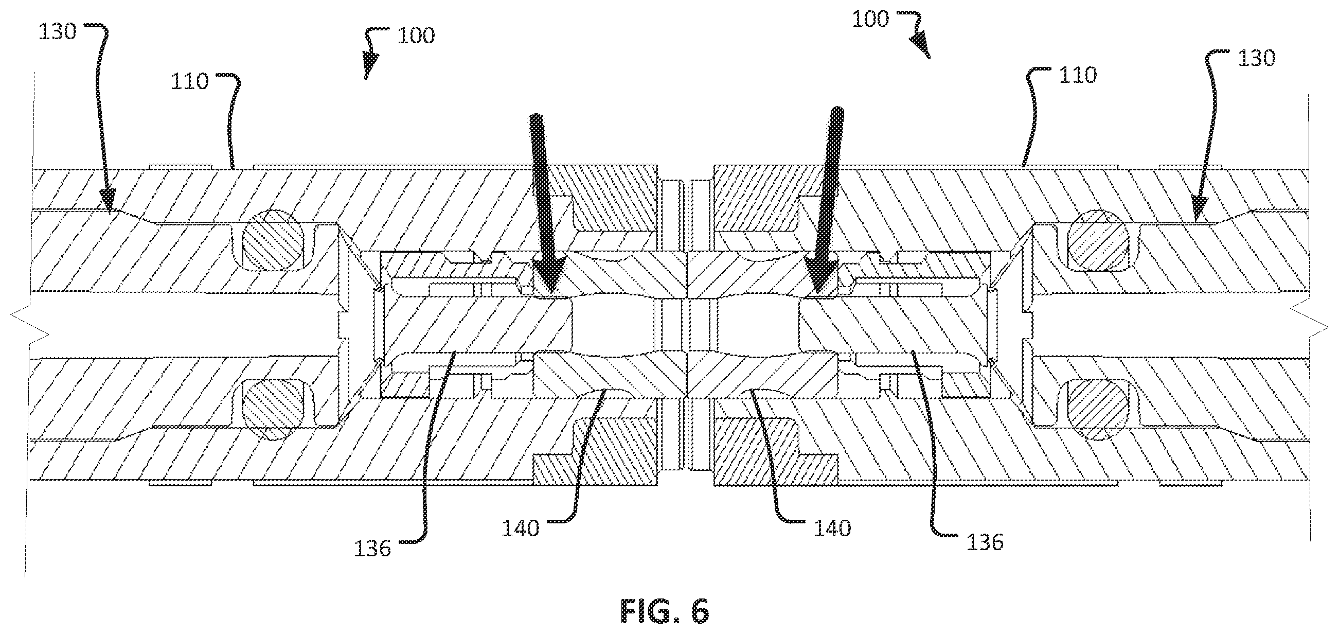 Patent US12366314 Figure 5 – Fluid couplings