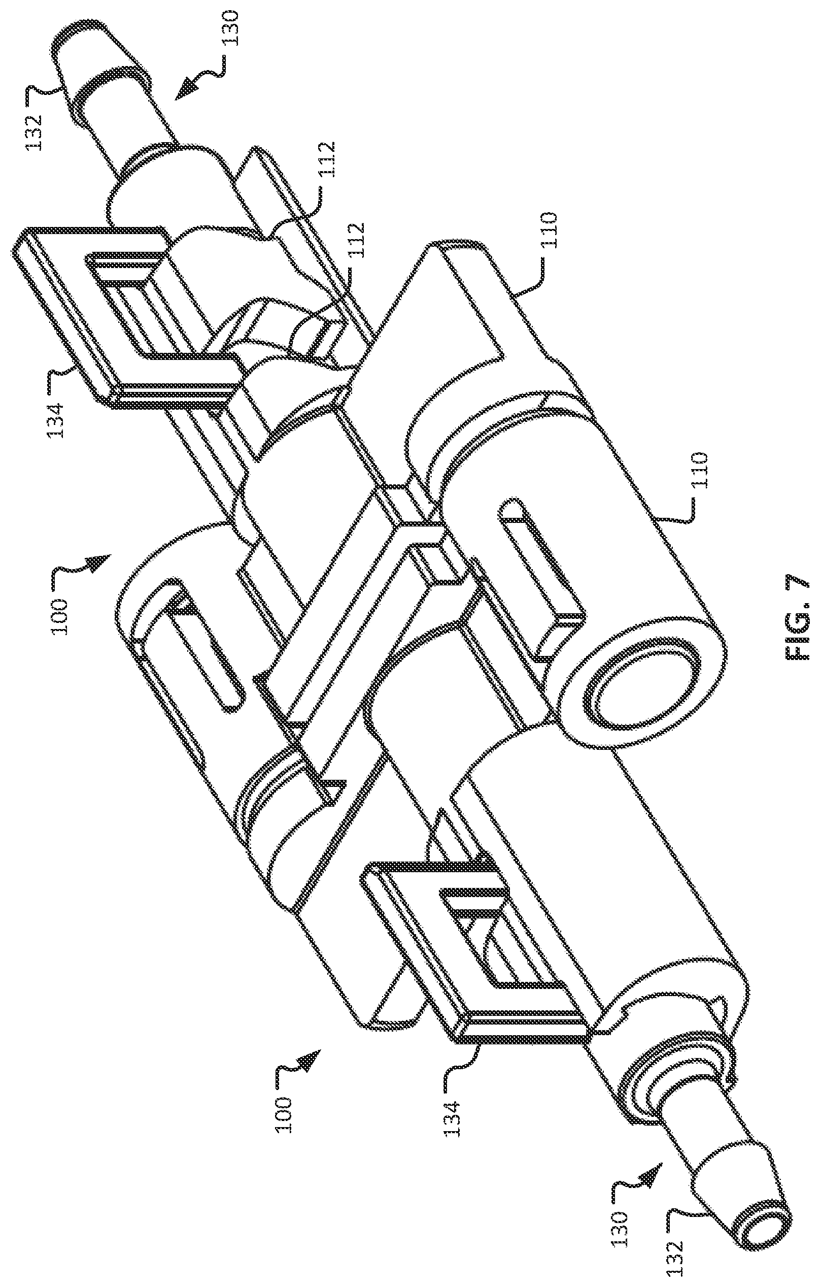 Patent US12366314 Figure 6 – Fluid couplings