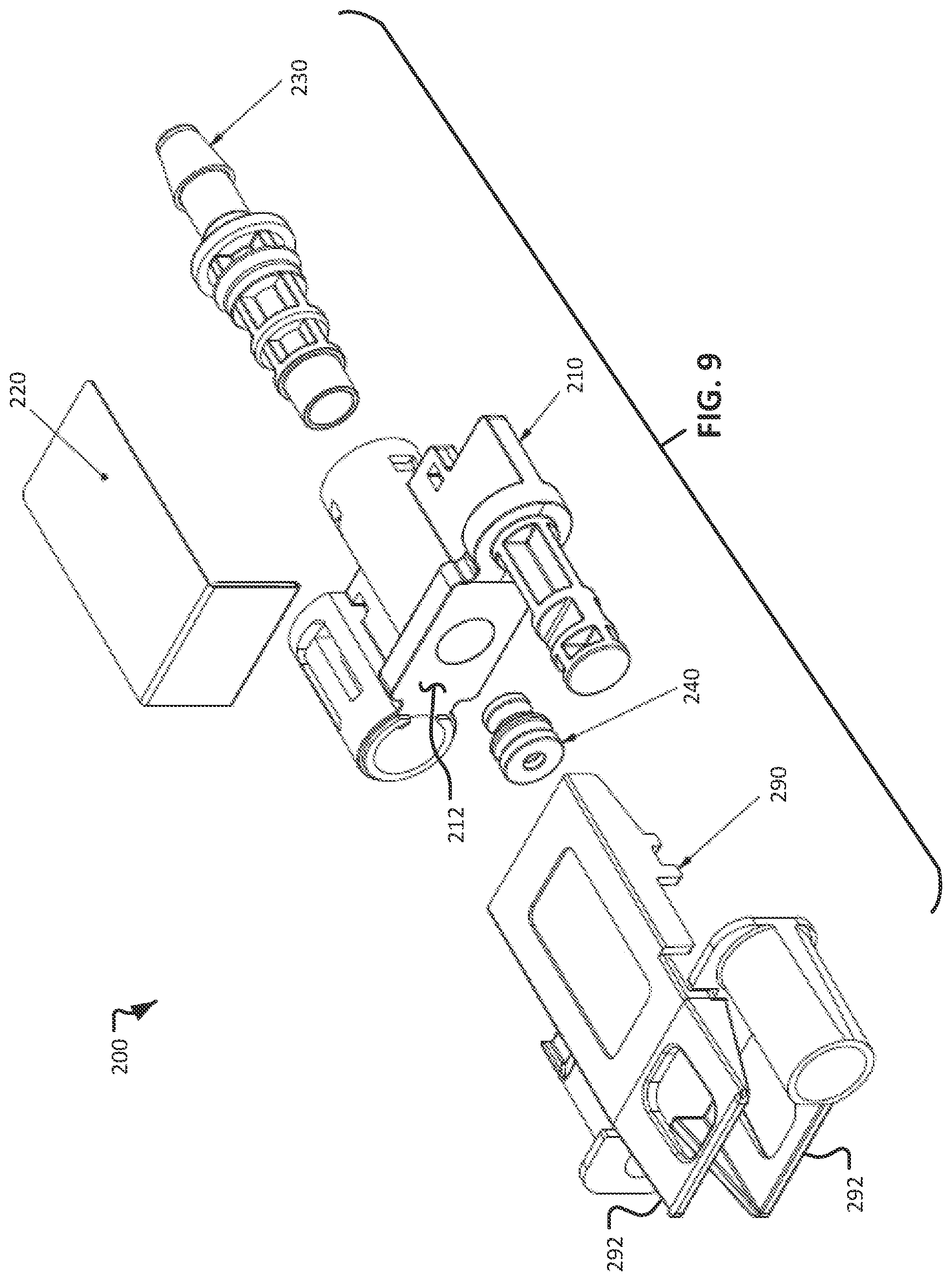 Patent US12366314 Figure 8 – Fluid couplings