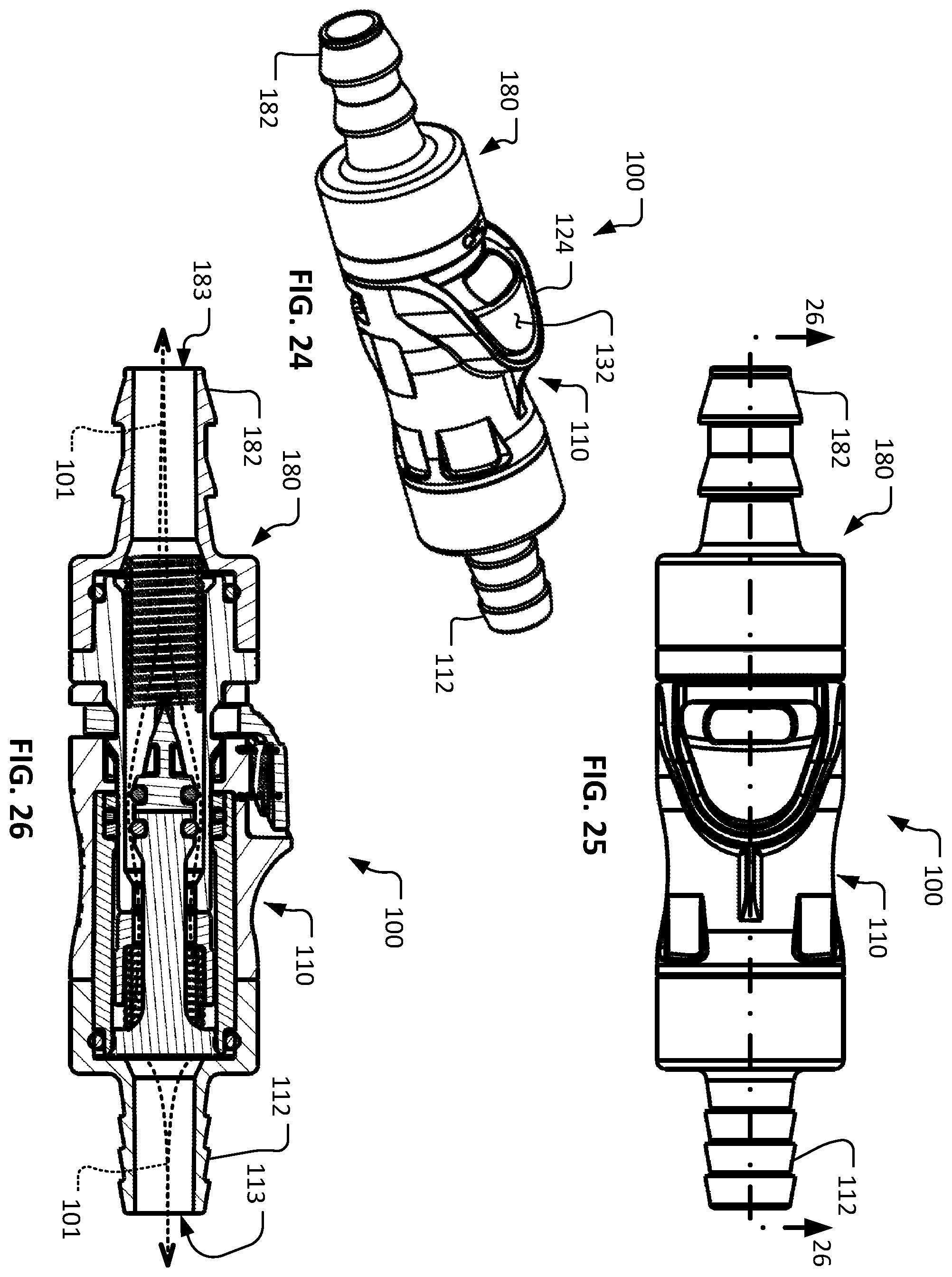 Patent US12366316 Figure 9 – Fluid couplings