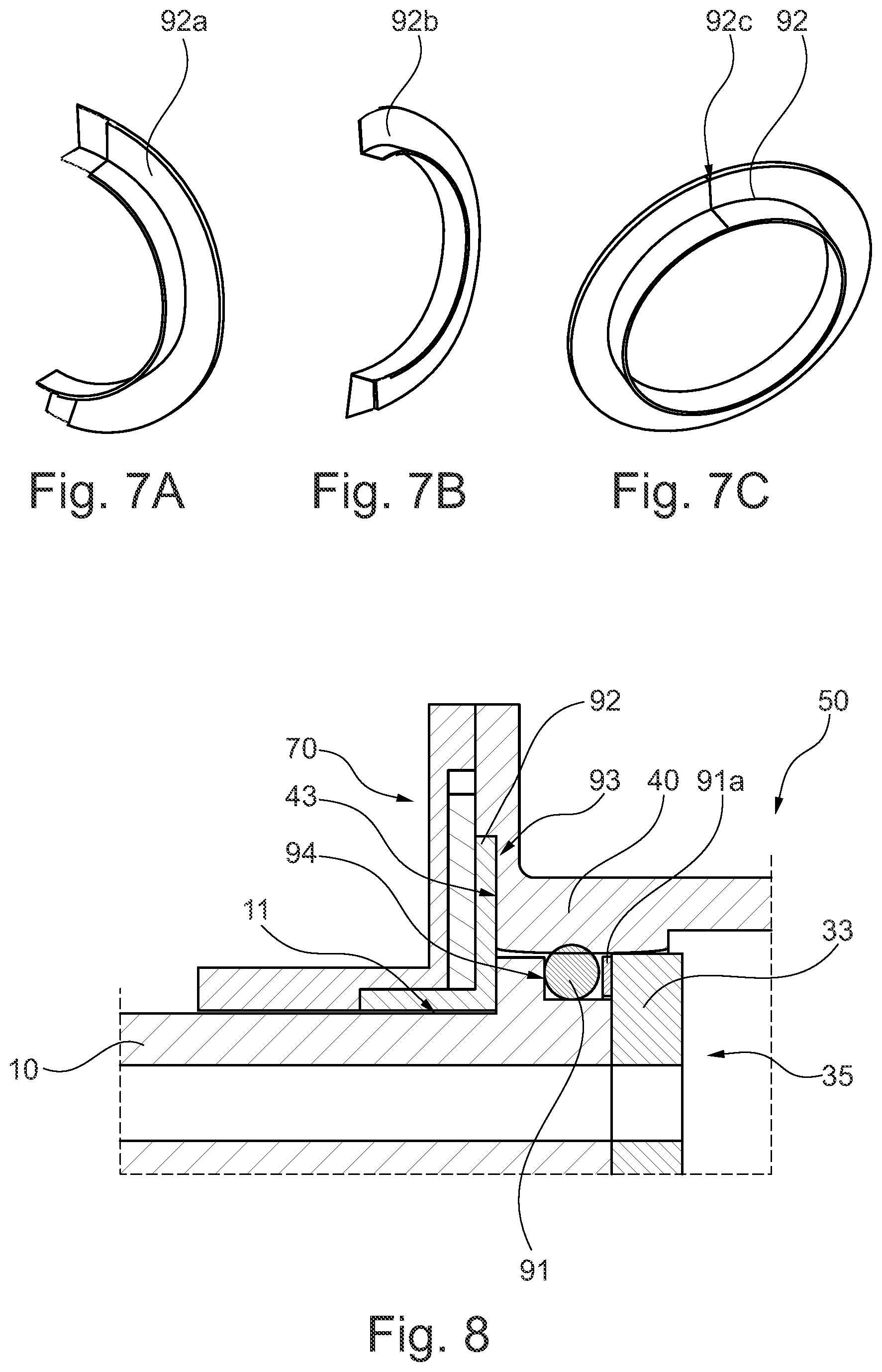 Patent US12366317 Figure 4 – Fluid transport device and method for assembling and disassembling a fluid transport device