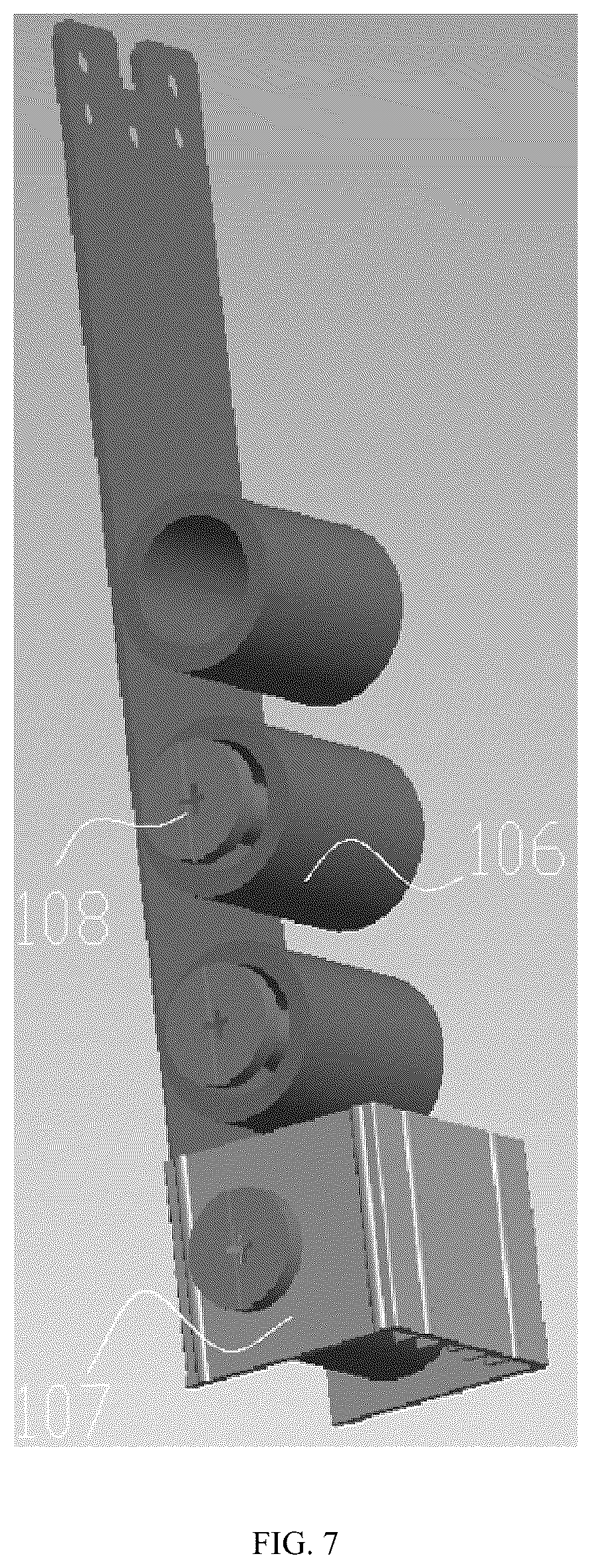 Patent US12366320 Figure 7 – Television (TV) mount structure with adjustable support force