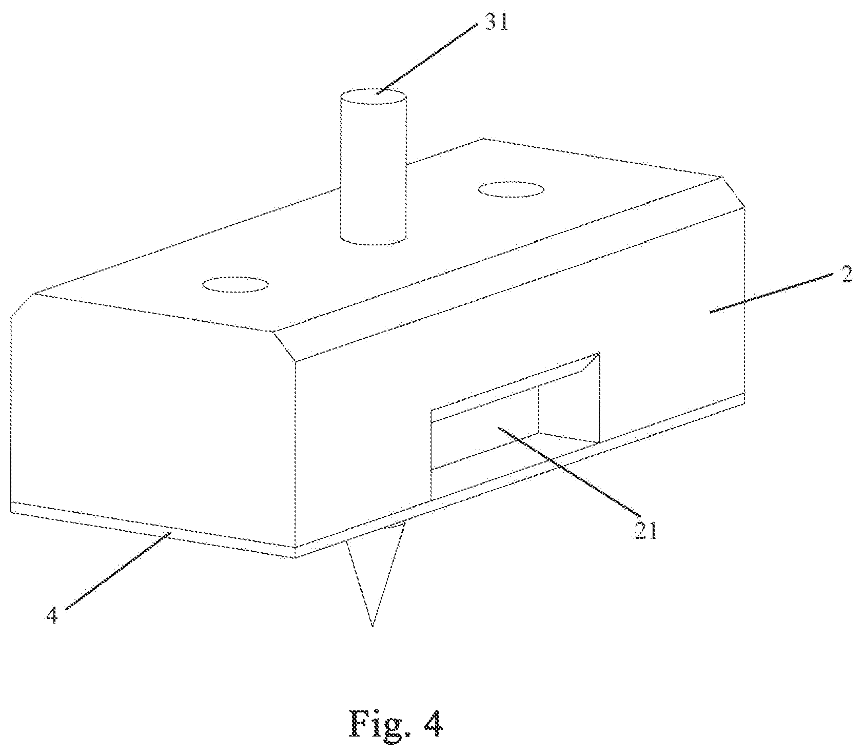 Patent US12366322 Figure 4 – Strip mounting system for mounting strip