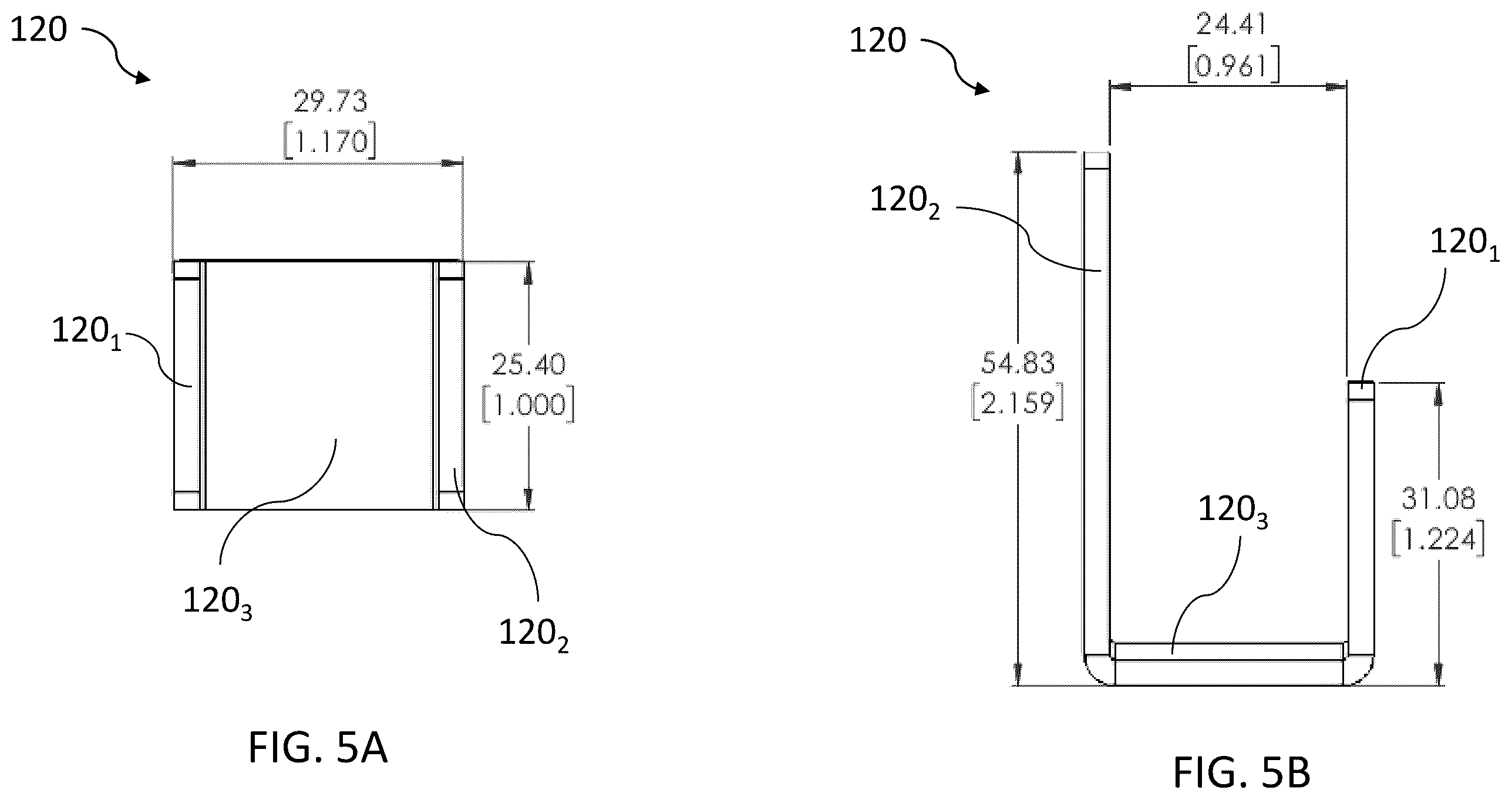 Patent US12366323 Figure 5 – Bracket assembly and method for supporting a portable element on a structure element
