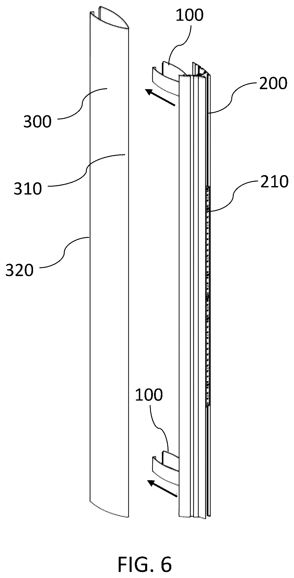 Patent US12366323 Figure 6 – Bracket assembly and method for supporting a portable element on a structure element