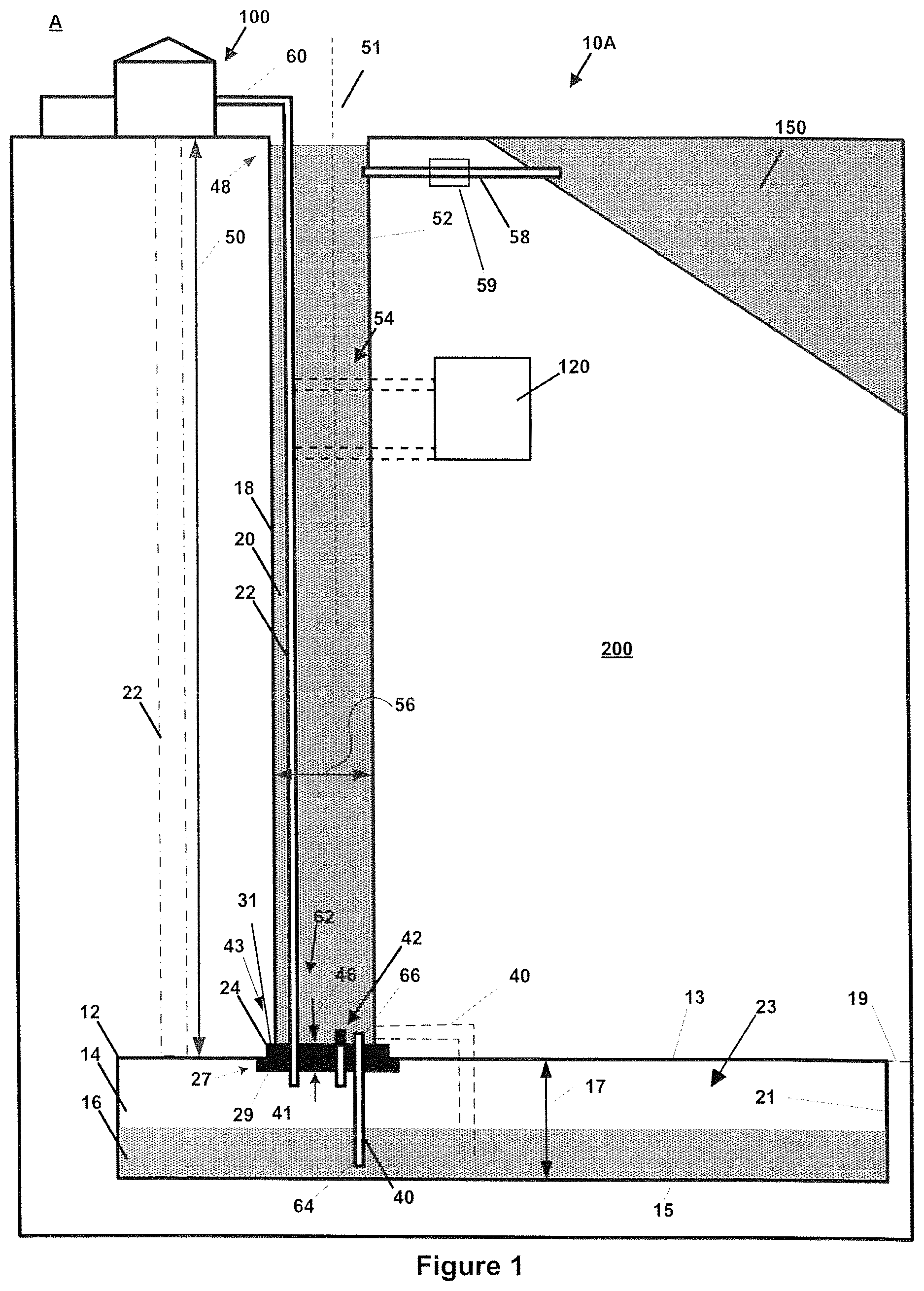 Patent US12366326 Figure 1 – Reuse of construction shafts in compressed air energy storage systems