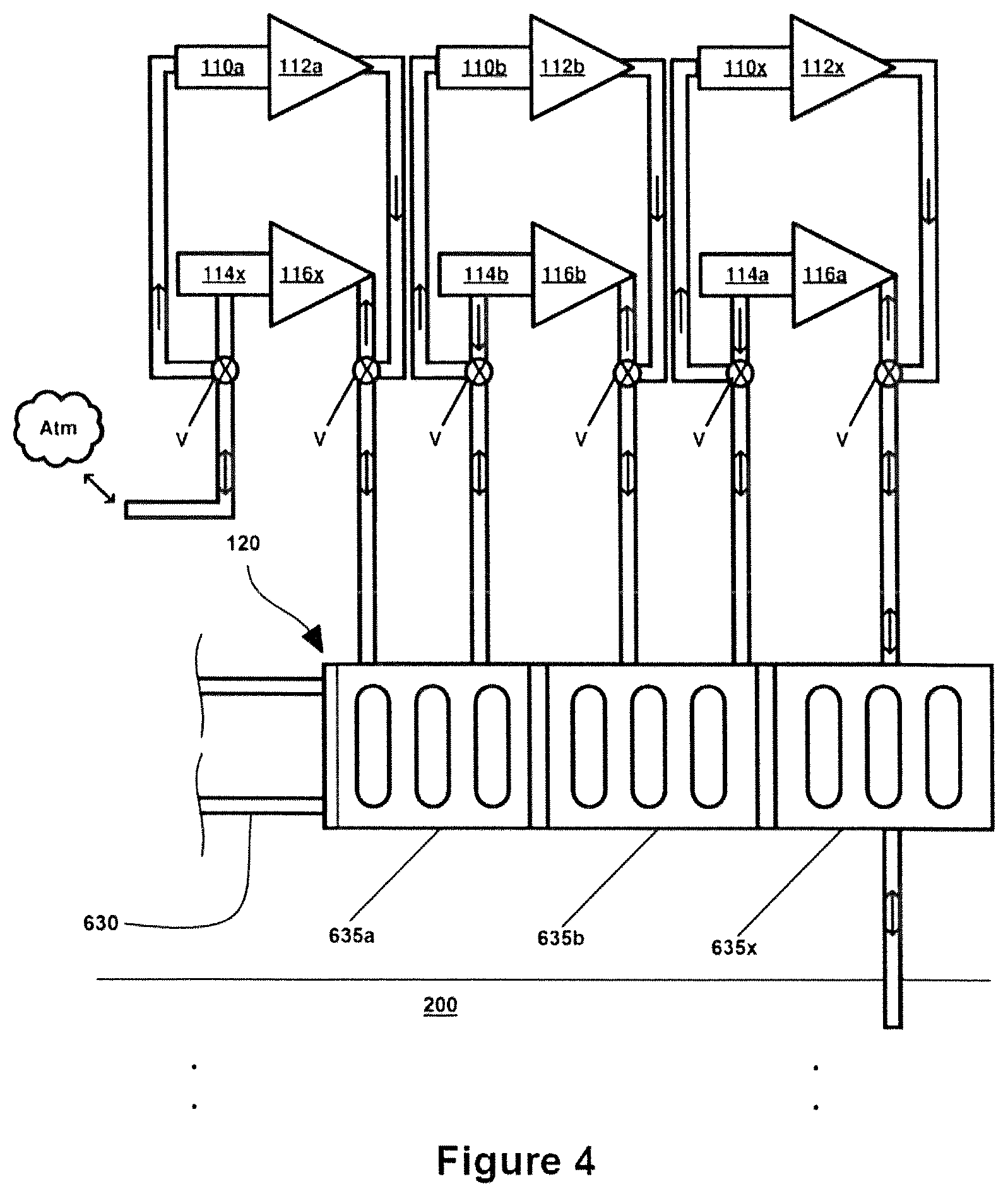 Patent US12366326 Figure 4 – Reuse of construction shafts in compressed air energy storage systems