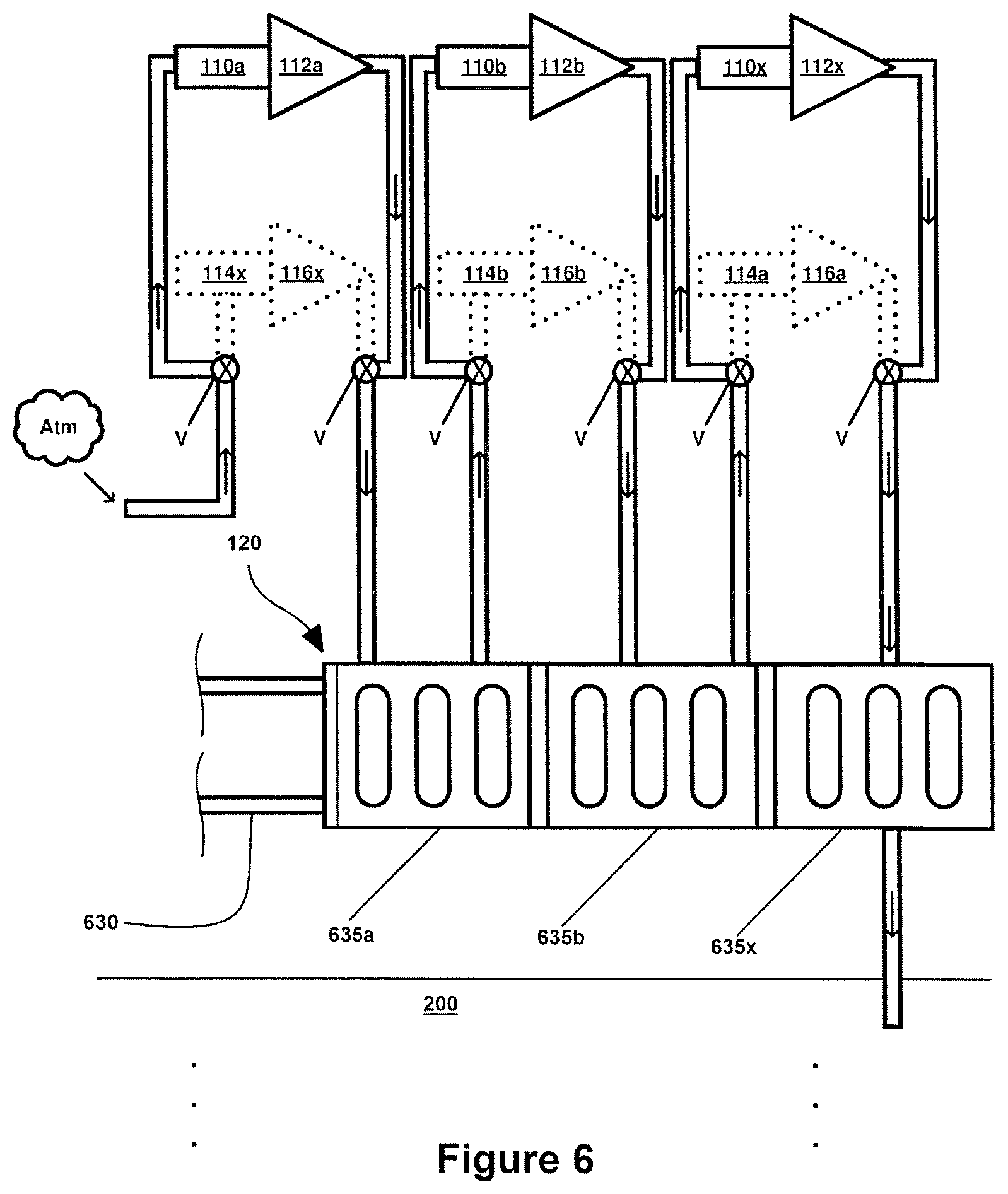 Patent US12366326 Figure 6 – Reuse of construction shafts in compressed air energy storage systems