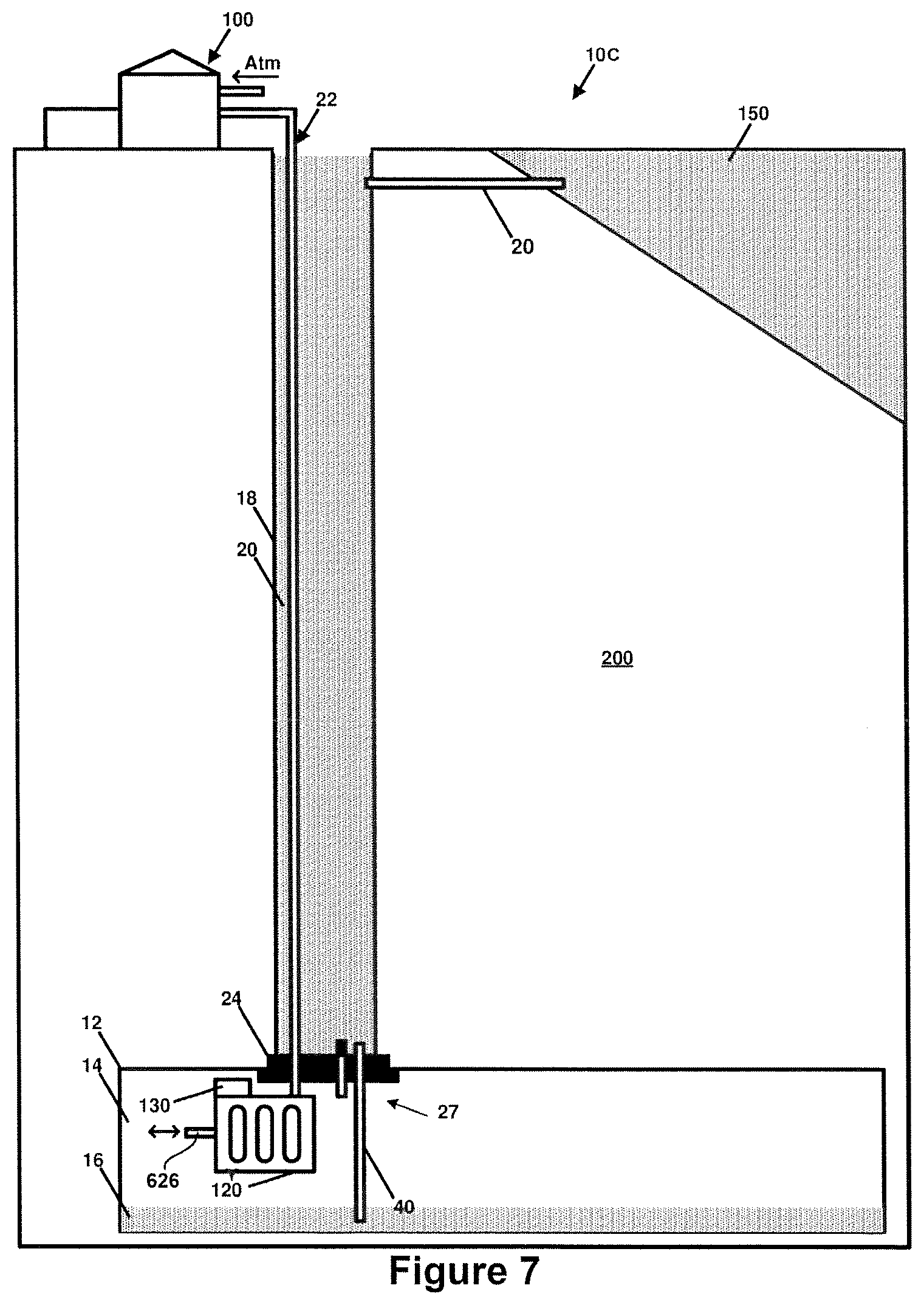 Patent US12366326 Figure 7 – Reuse of construction shafts in compressed air energy storage systems