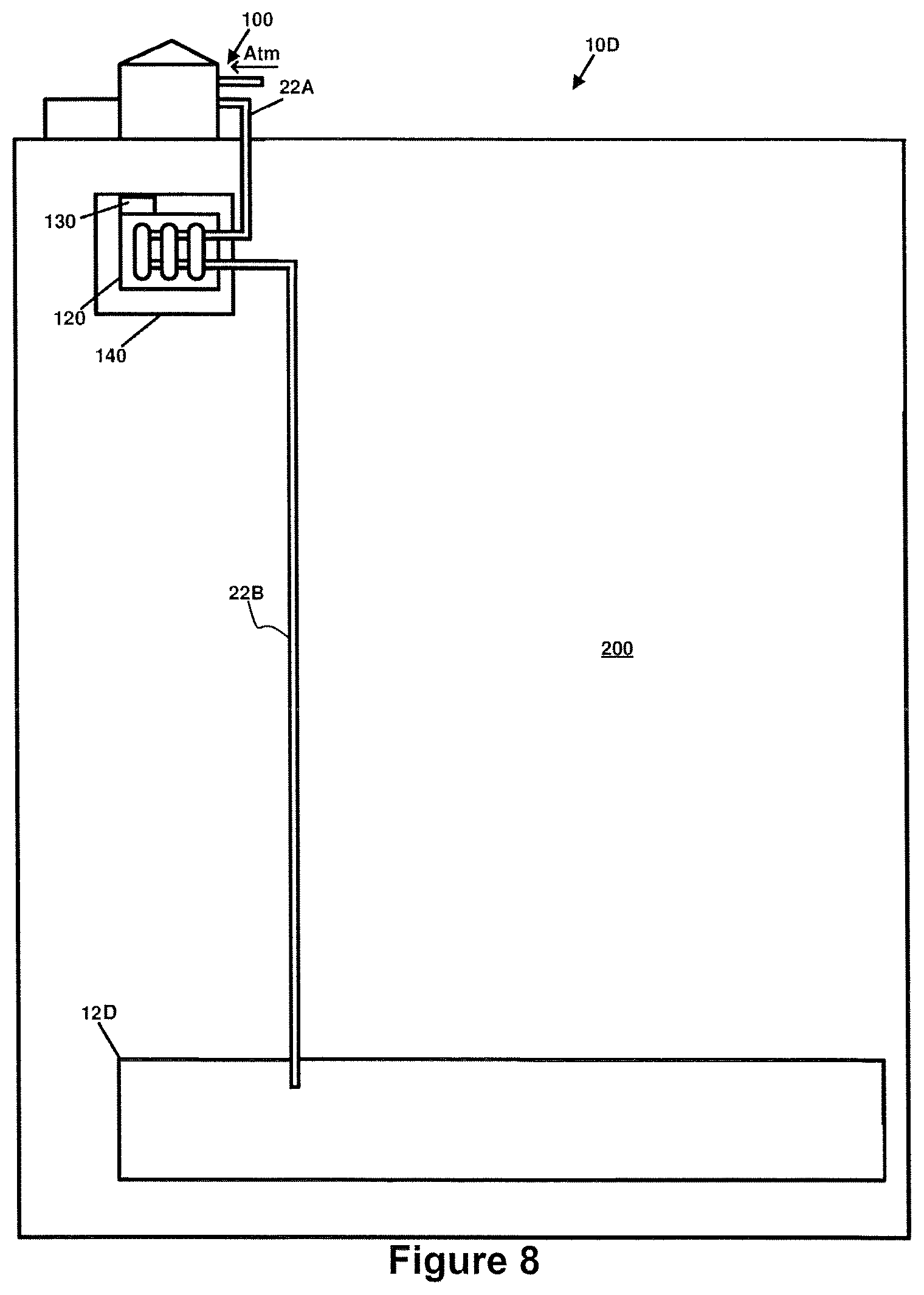 Patent US12366326 Figure 8 – Reuse of construction shafts in compressed air energy storage systems