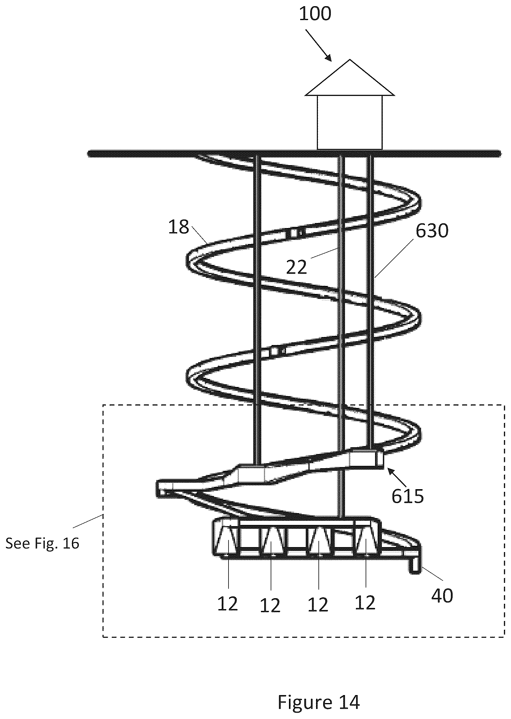 Patent US12366326 Figure 14 – Reuse of construction shafts in compressed air energy storage systems