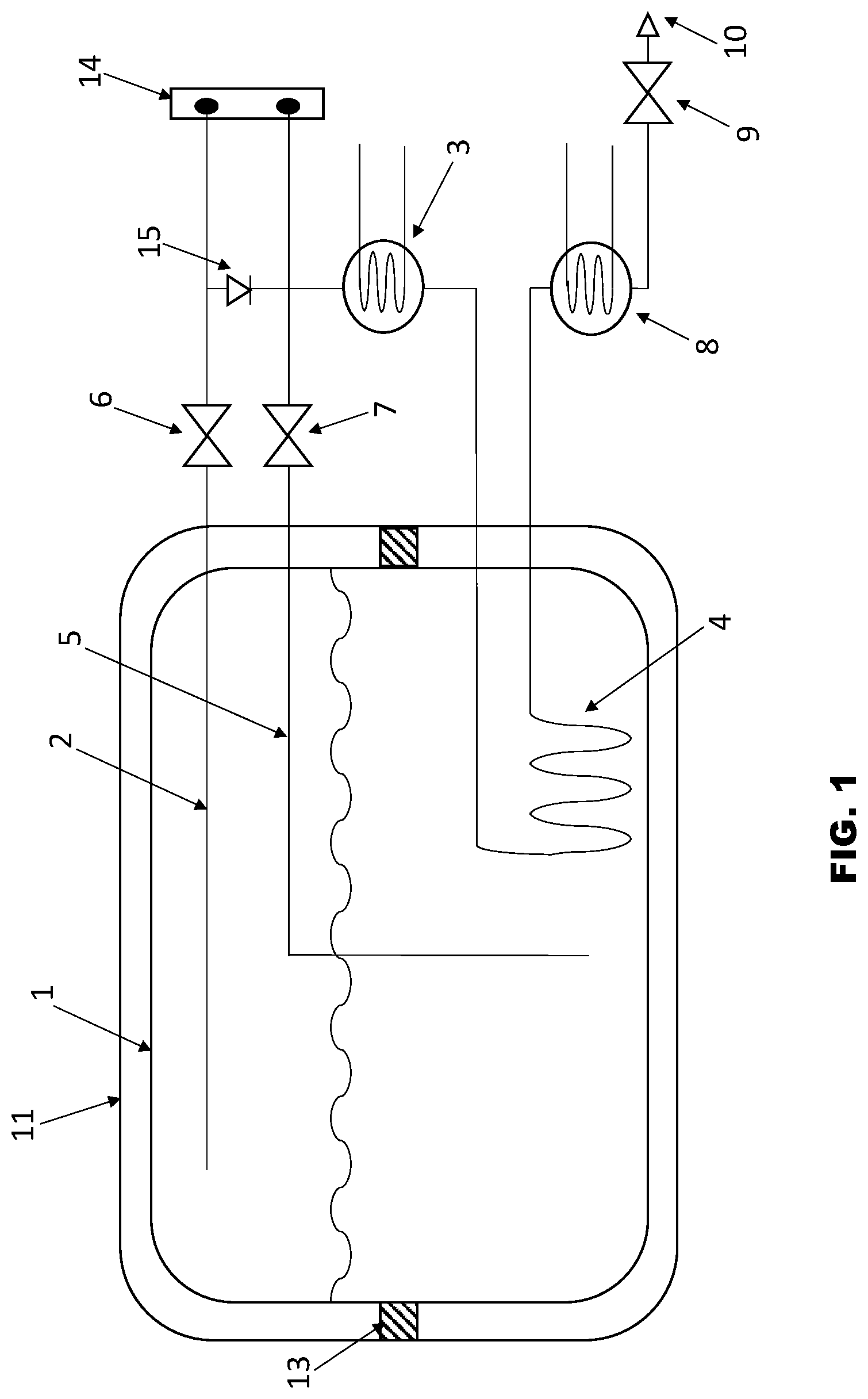 Patent US12366328 Figure 1 – Cryogenic storage system