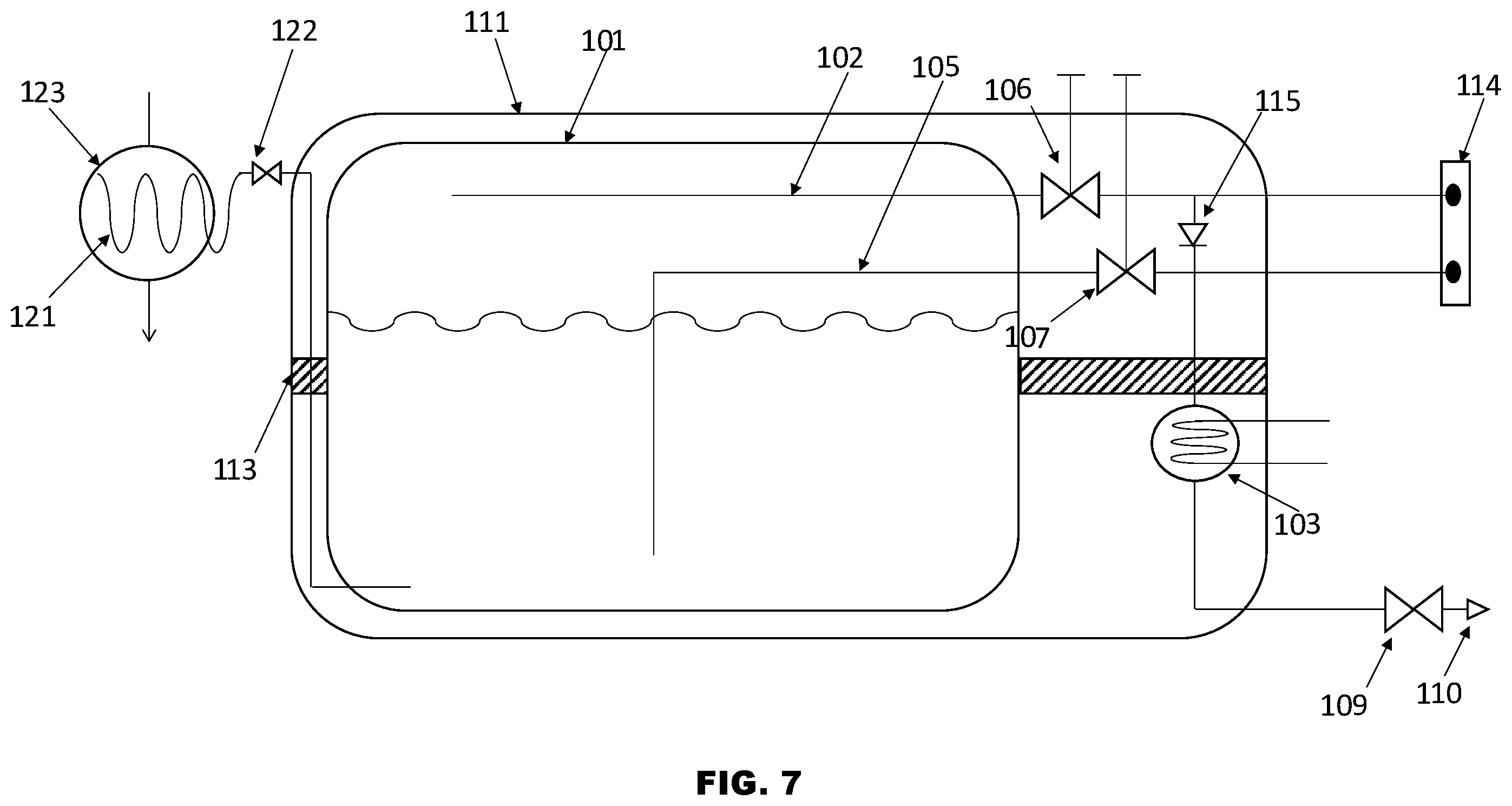 Patent US12366328 Figure 7 – Cryogenic storage system