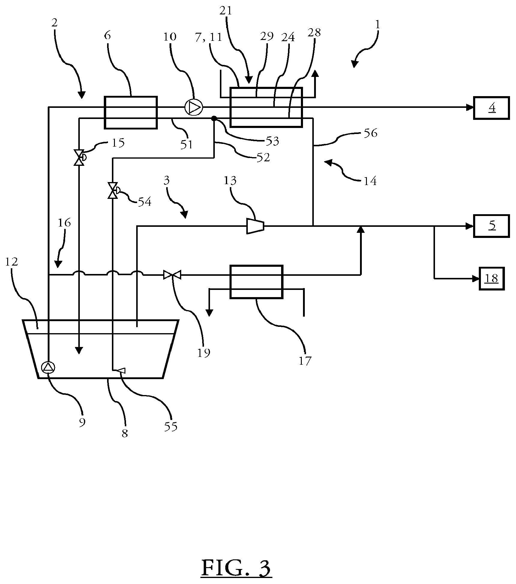 Patent US12366331 Figure 3 – Gas supply system for high- and low-pressure gas consuming appliances