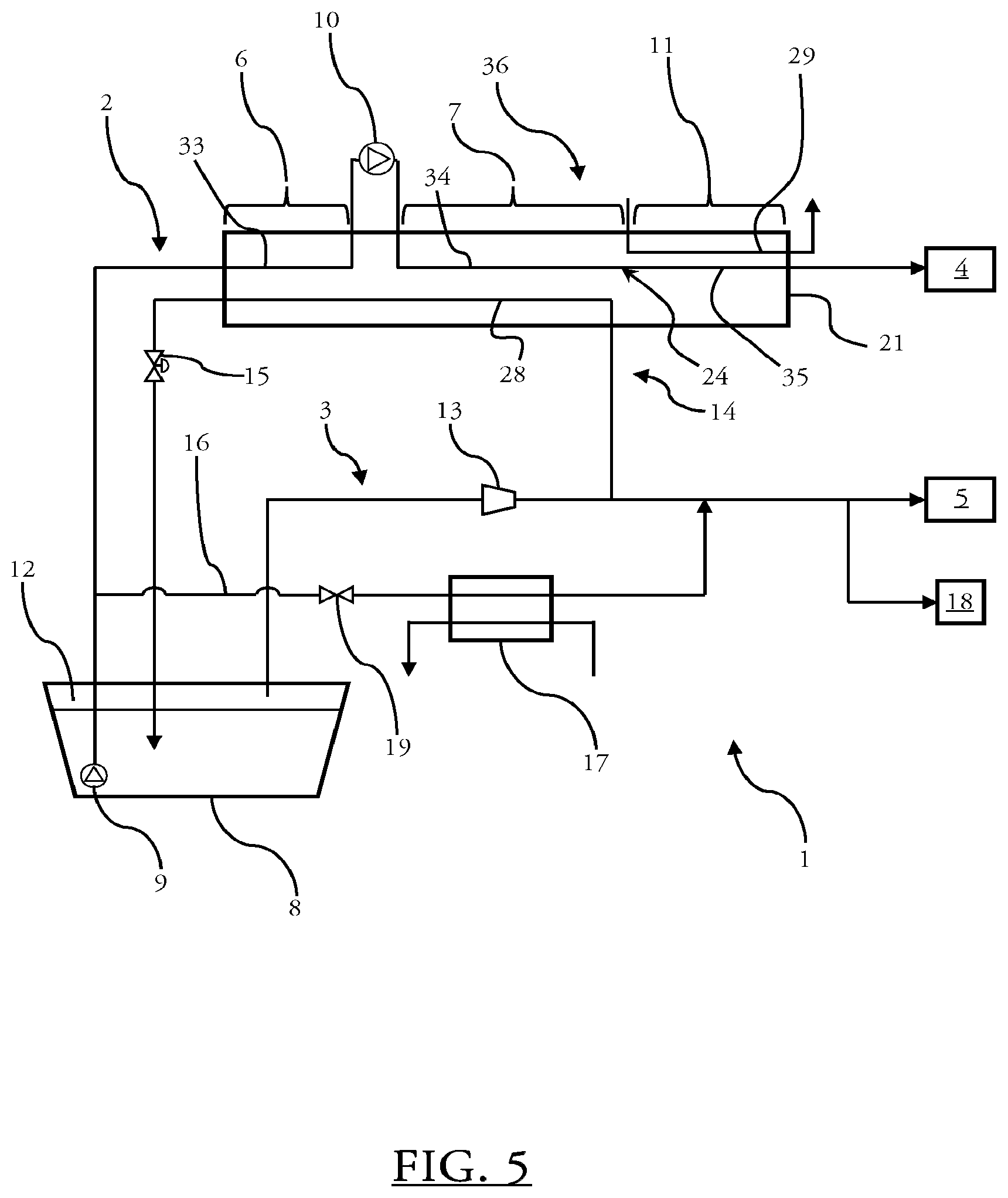 Patent US12366331 Figure 5 – Gas supply system for high- and low-pressure gas consuming appliances