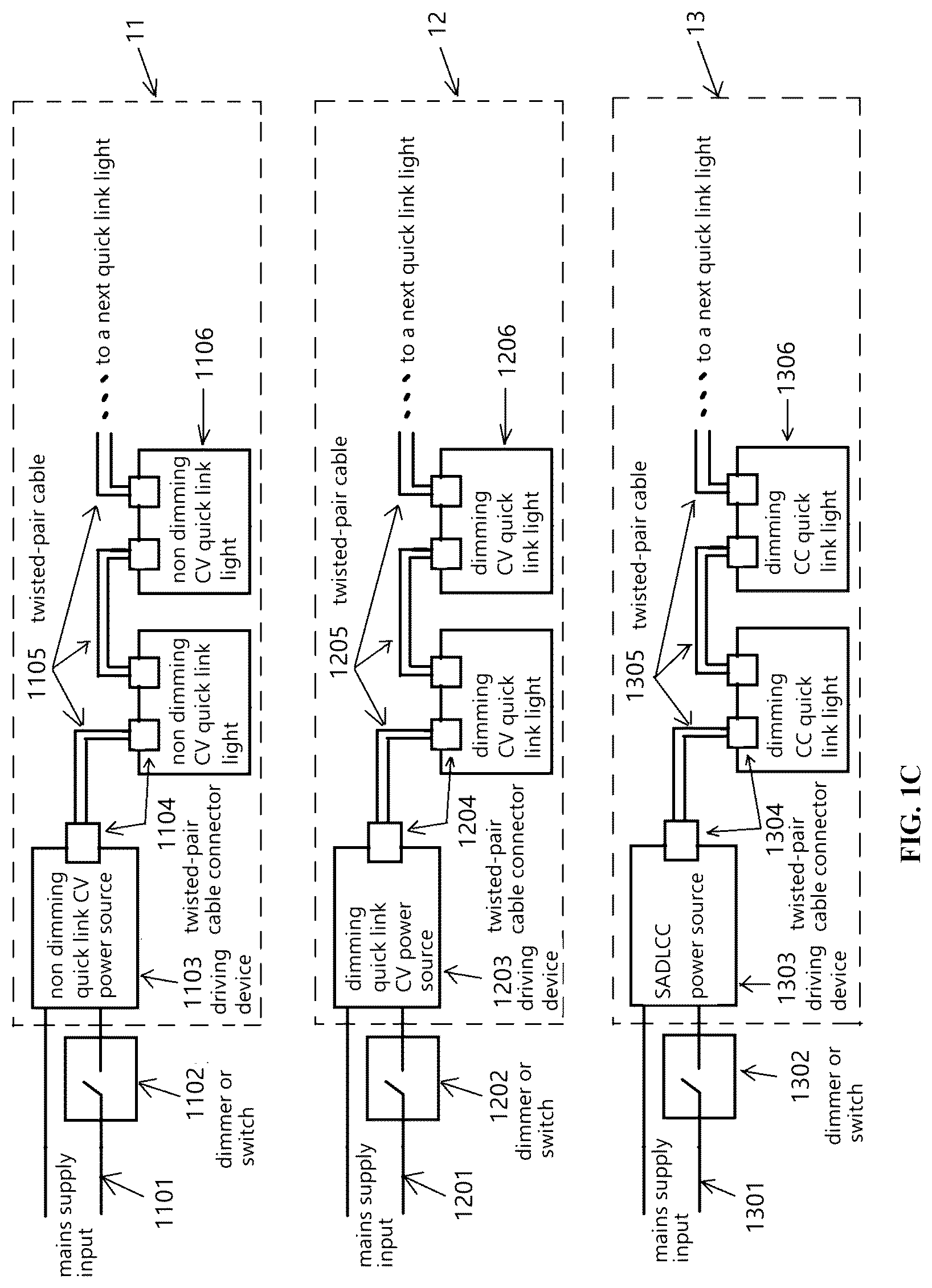 Patent US12366335 Figure 3 – Quick link light, driving device, and system