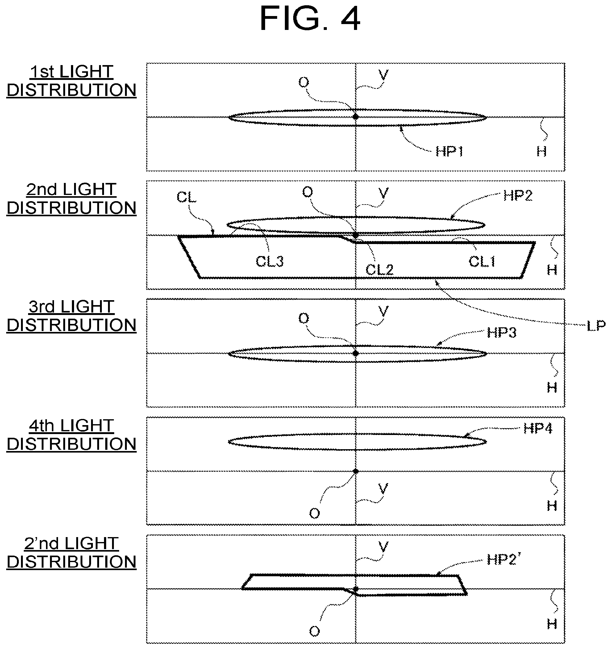 Patent US12366338 Figure 4 – Vehicle lamp
