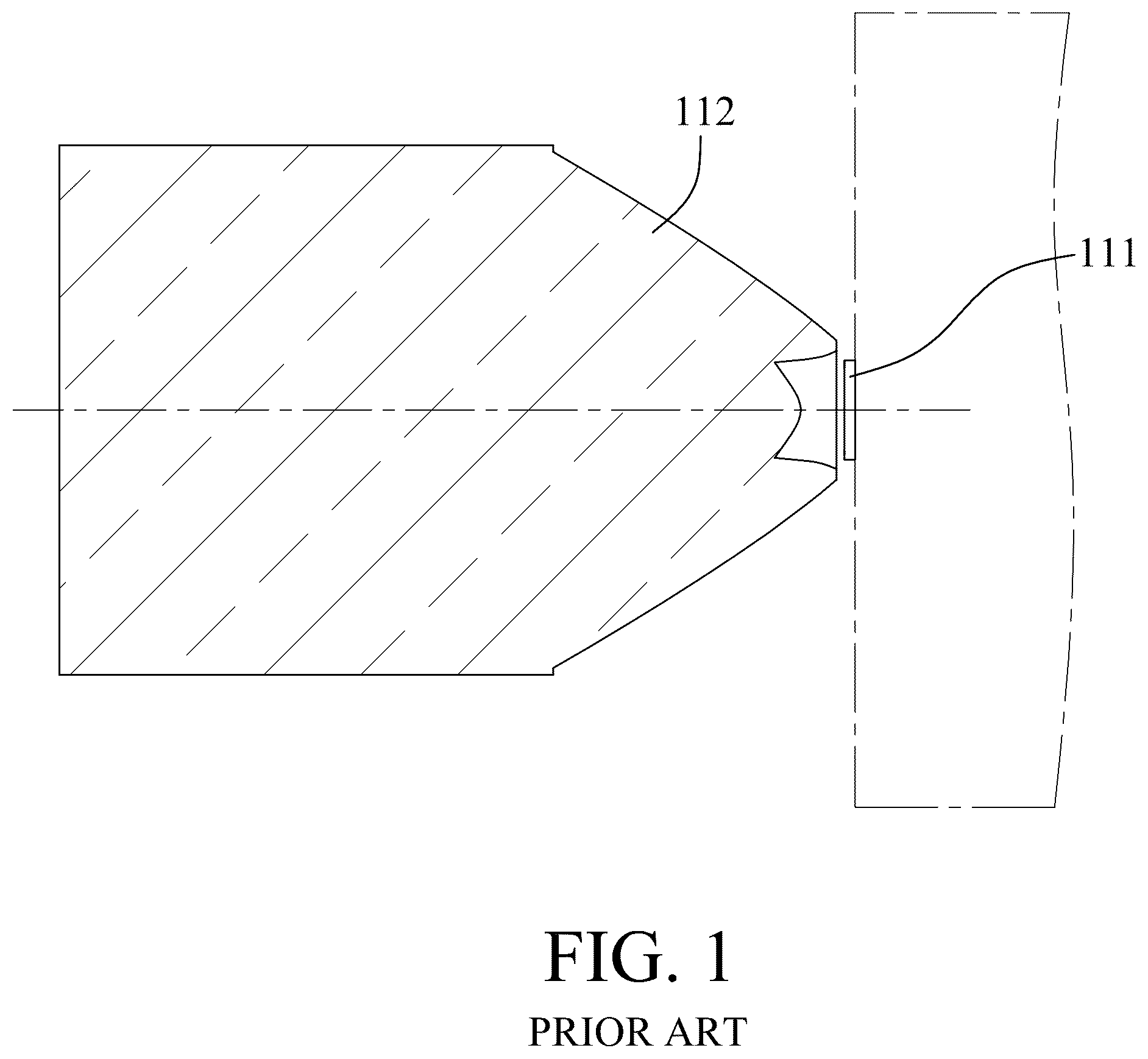 Patent US12366339 Figure 1 – Vehicle light device