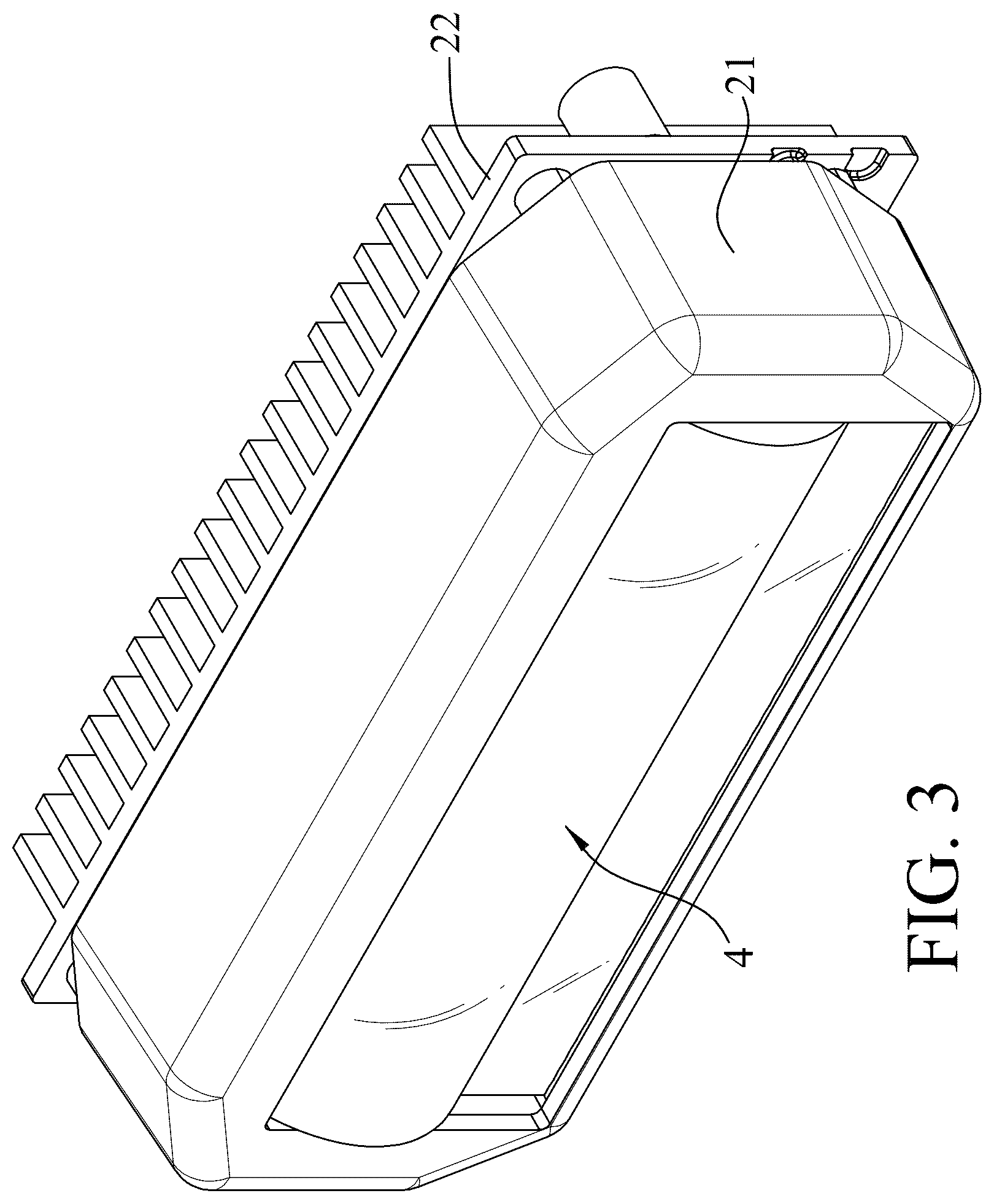 Patent US12366339 Figure 3 – Vehicle light device