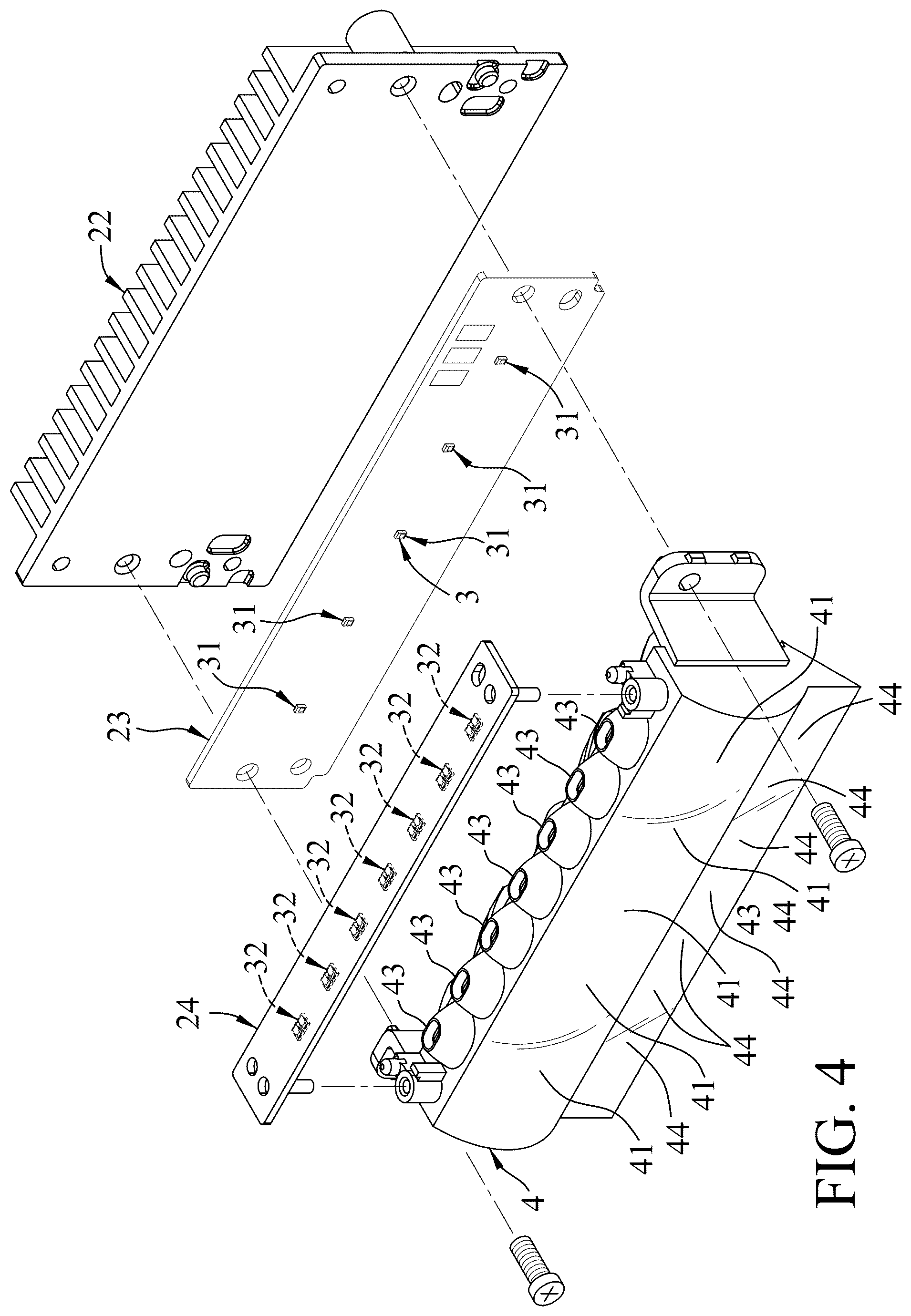 Patent US12366339 Figure 4 – Vehicle light device