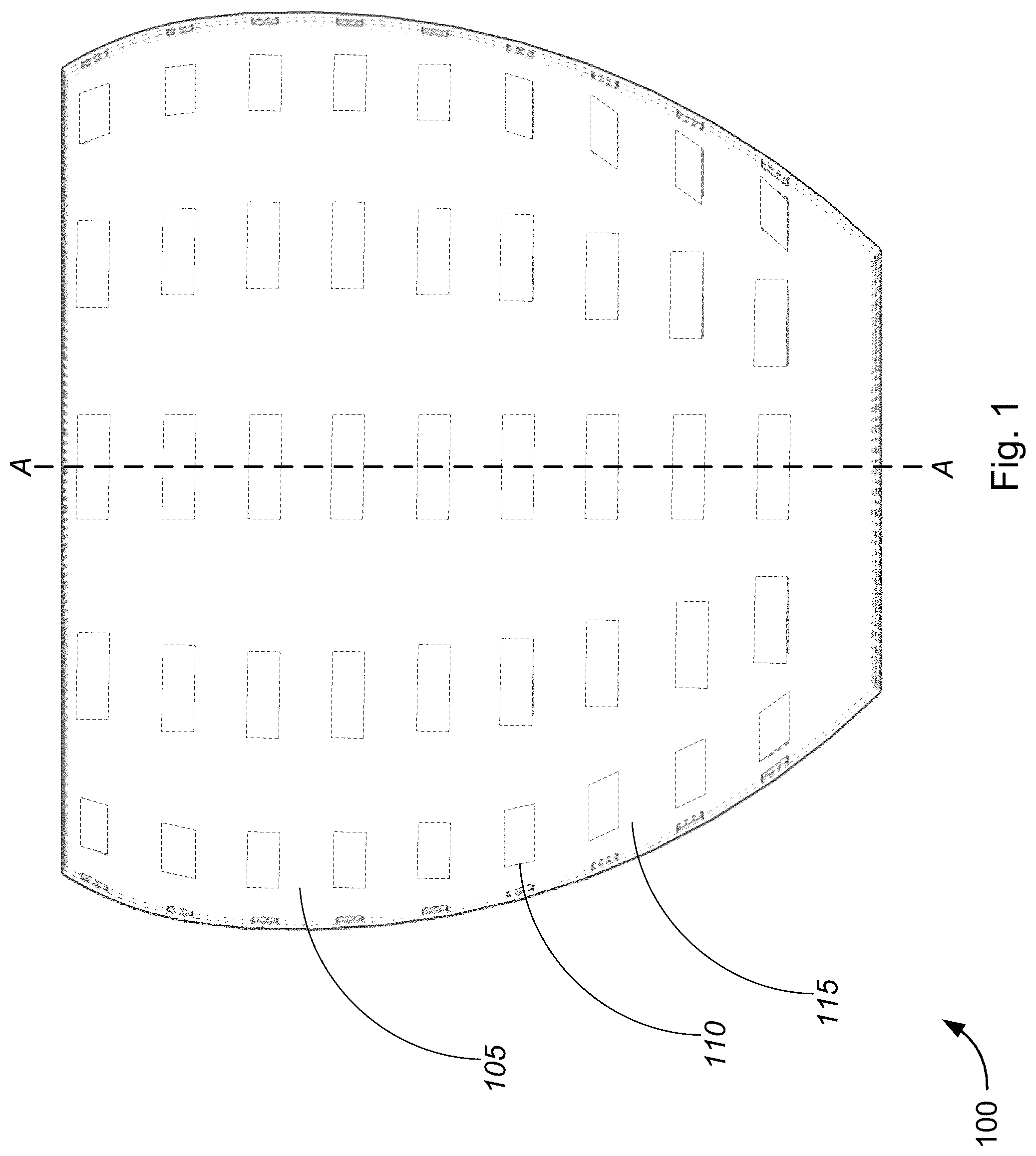 Patent US12366343 Figure 1 – Lighting fixtures with improved lighting components