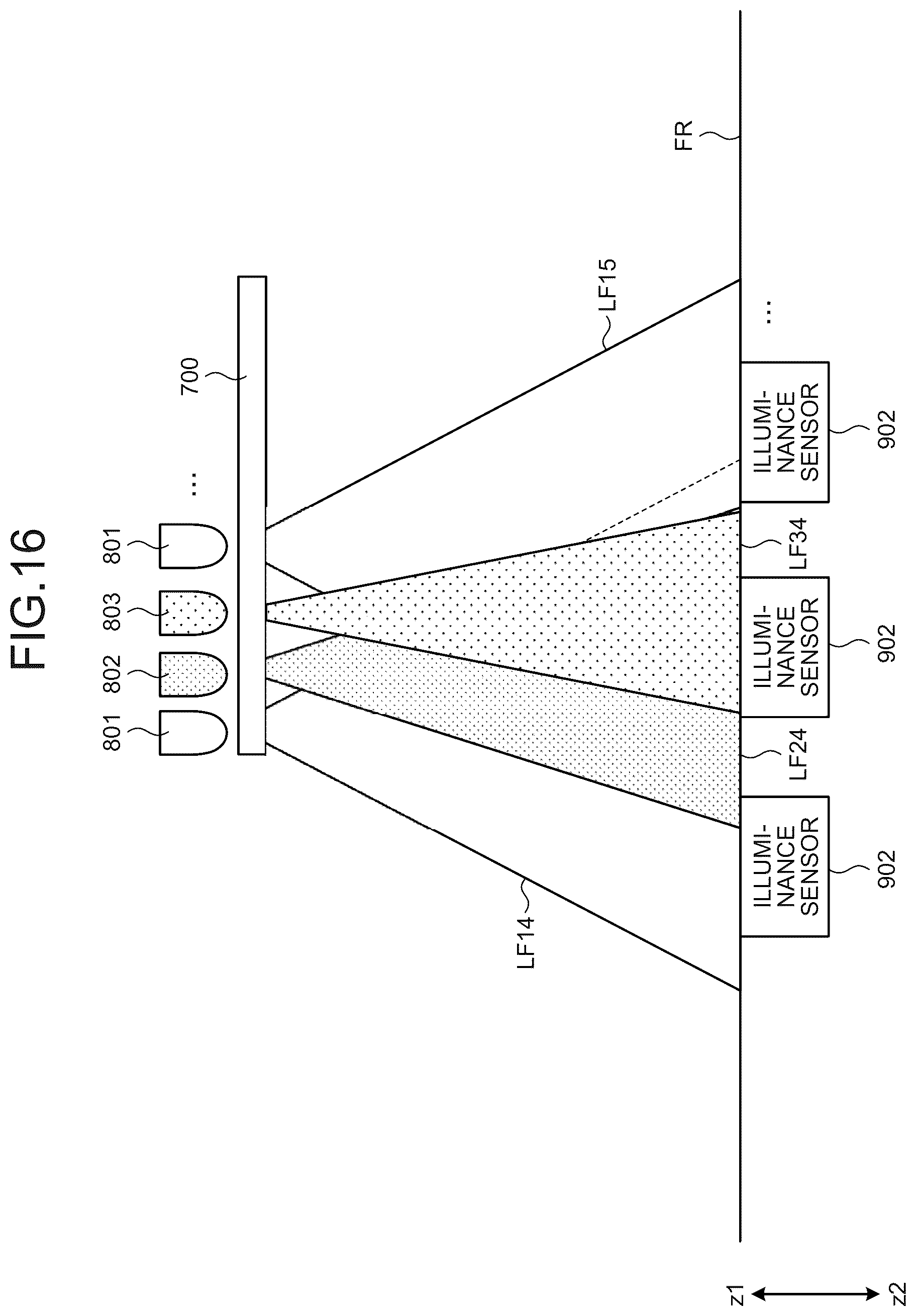 Patent US12366344 Figure 14 – Illumination device