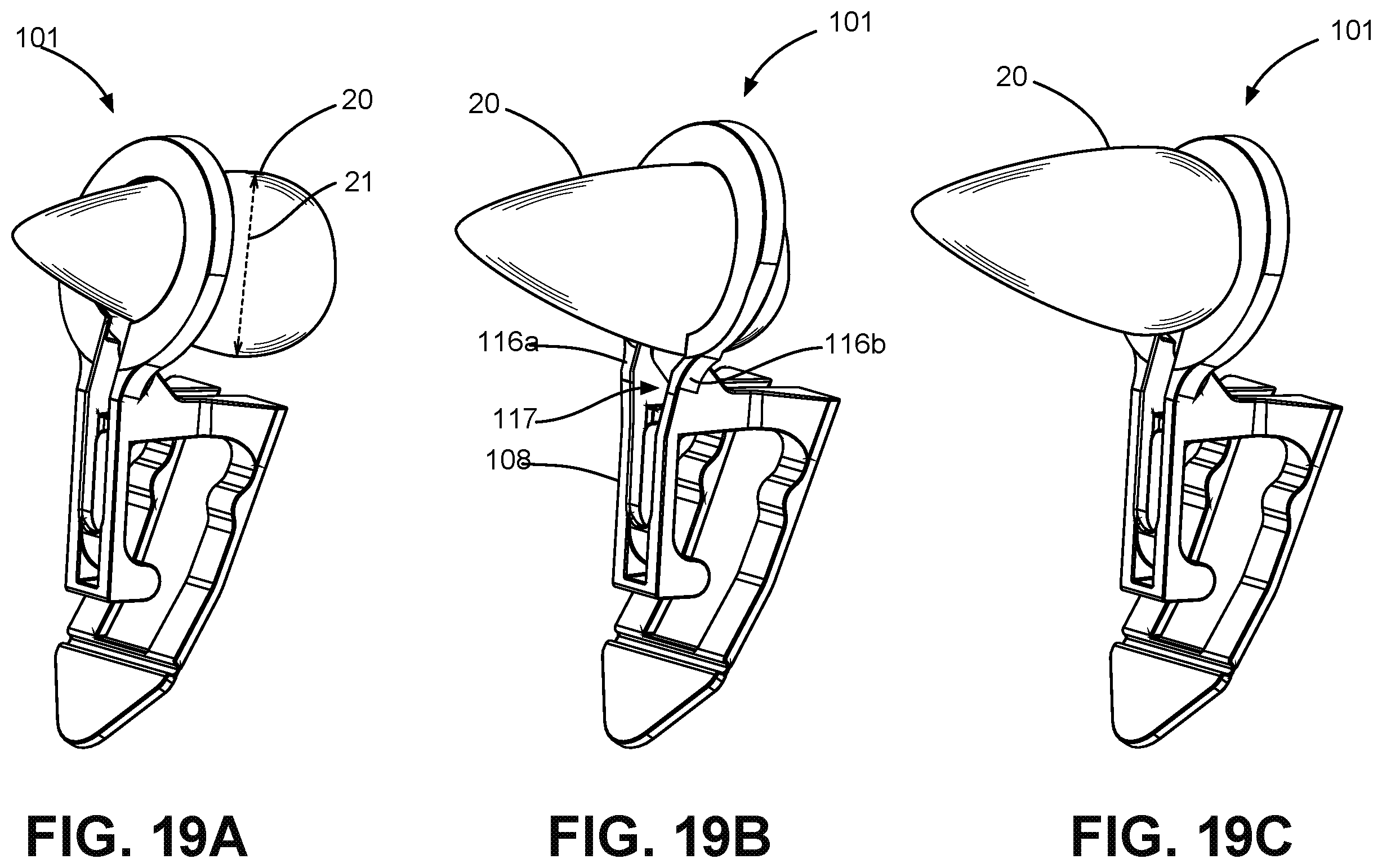 Patent US12366347 Figure 10 – Enclosed gutter clip and expandable bulb-holding clip