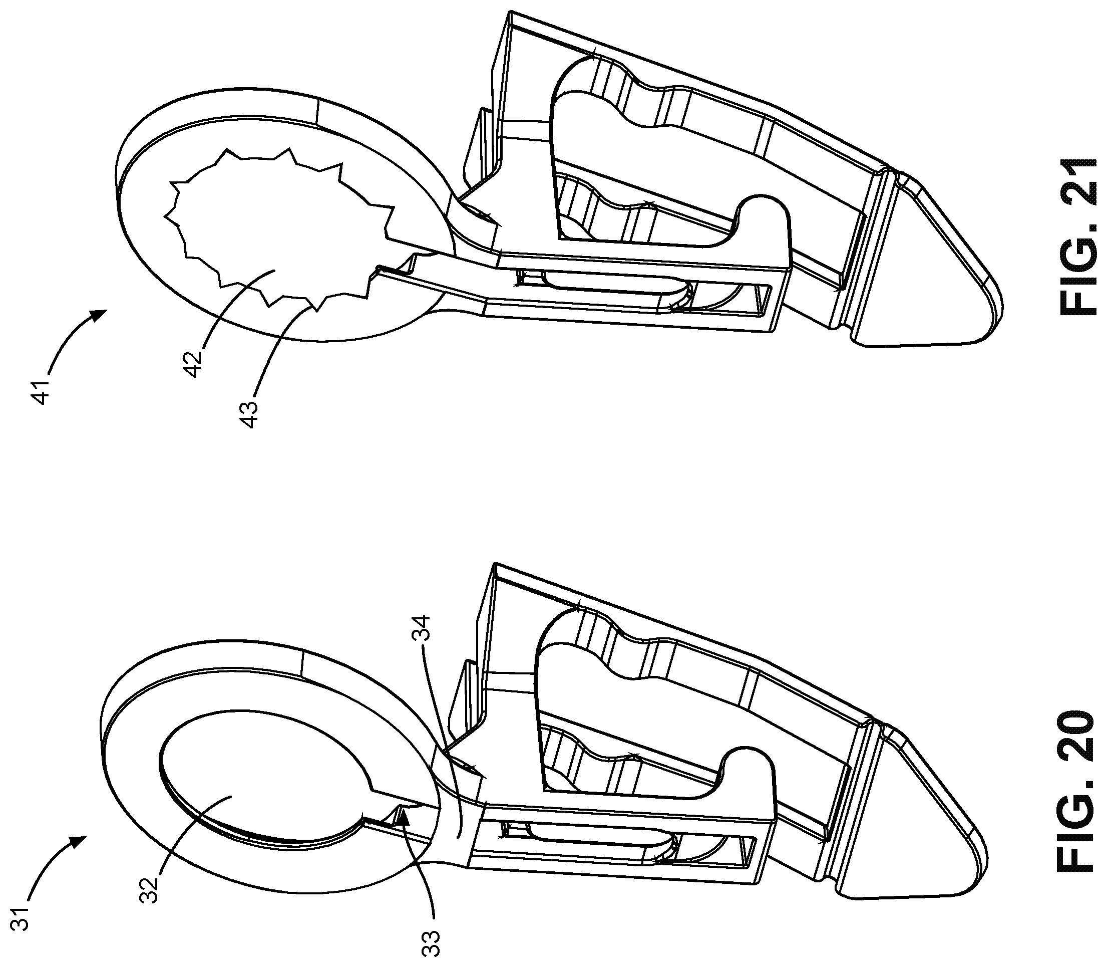 Patent US12366347 Figure 11 – Enclosed gutter clip and expandable bulb-holding clip