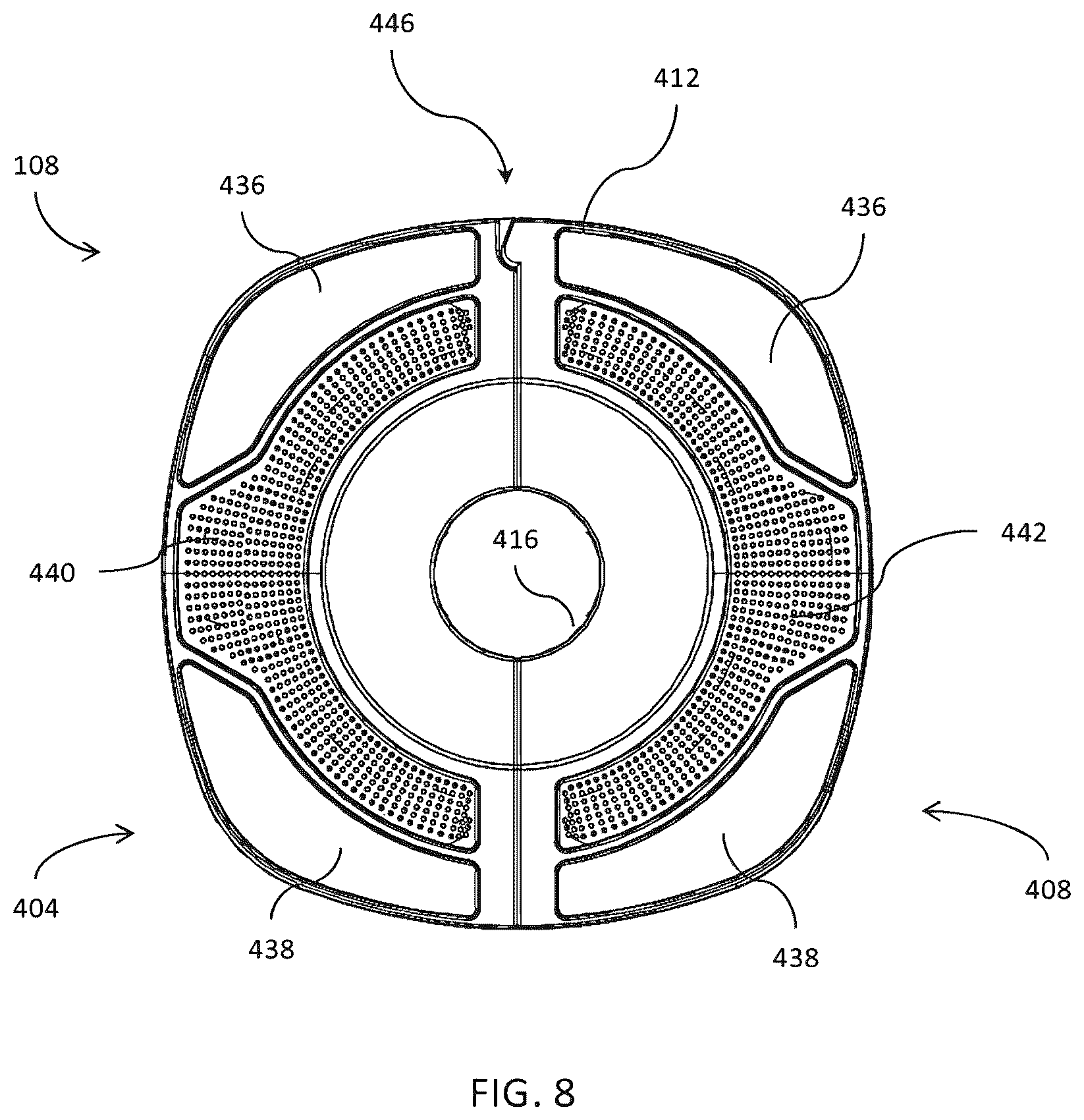 Patent US12366348 Figure 11 – Stand for portable accessory