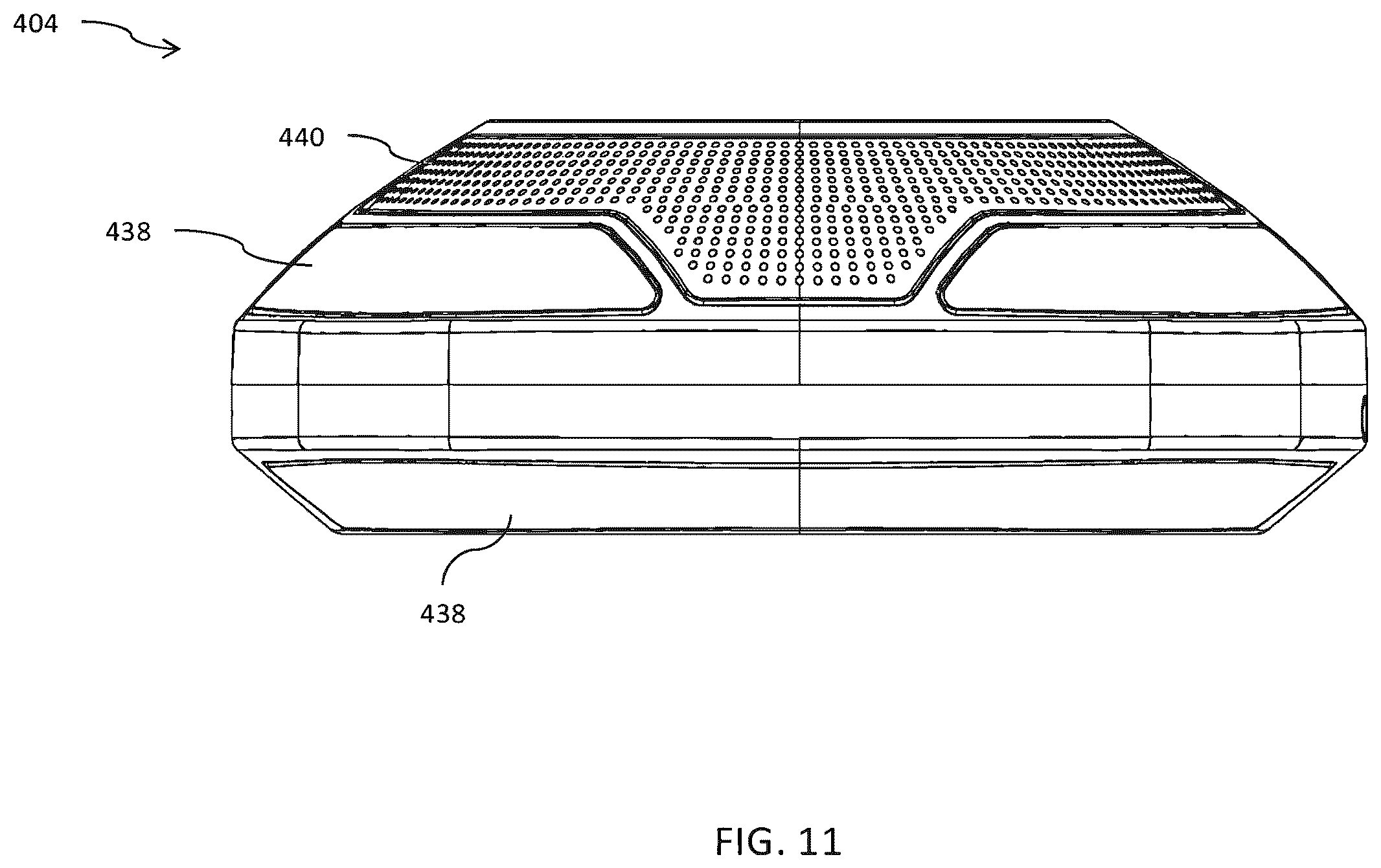 Patent US12366348 Figure 14 – Stand for portable accessory