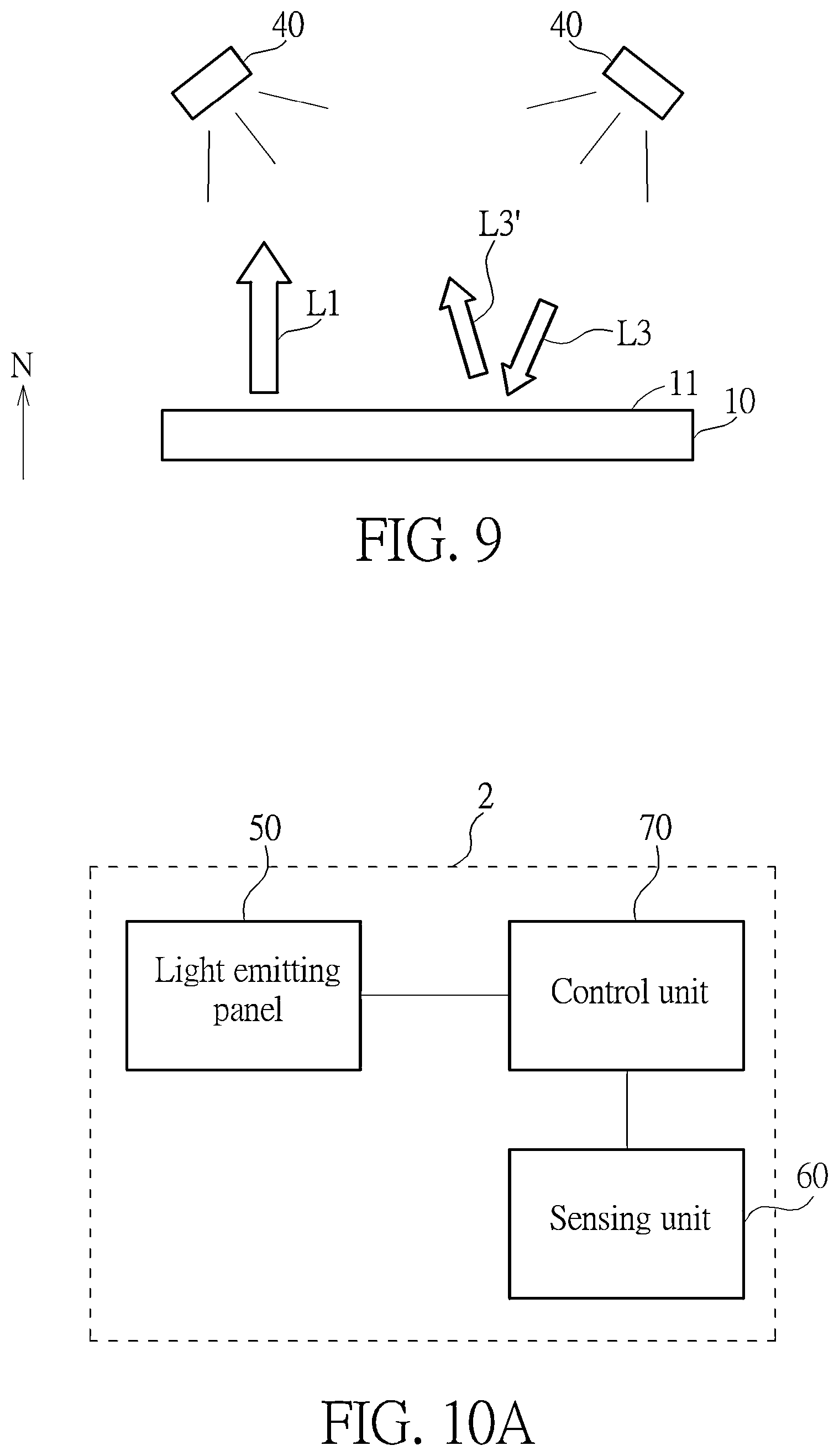 Patent US12366351 Figure 9 – Electronic device and light control system
