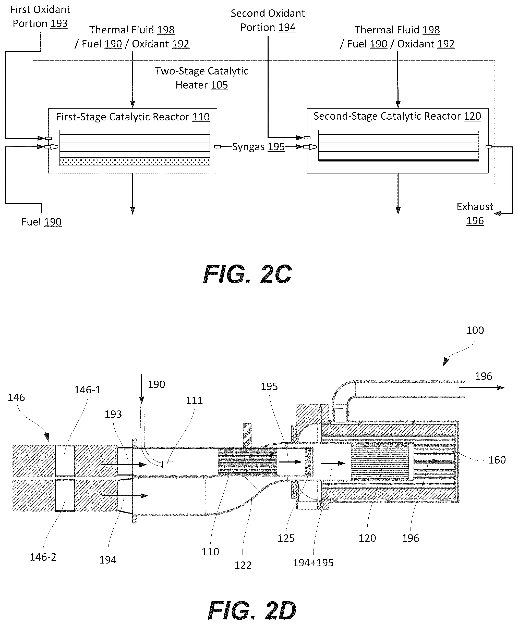 Patent US12366356 Figure 4 – Two-stage catalytic heating systems and methods of operating thereof