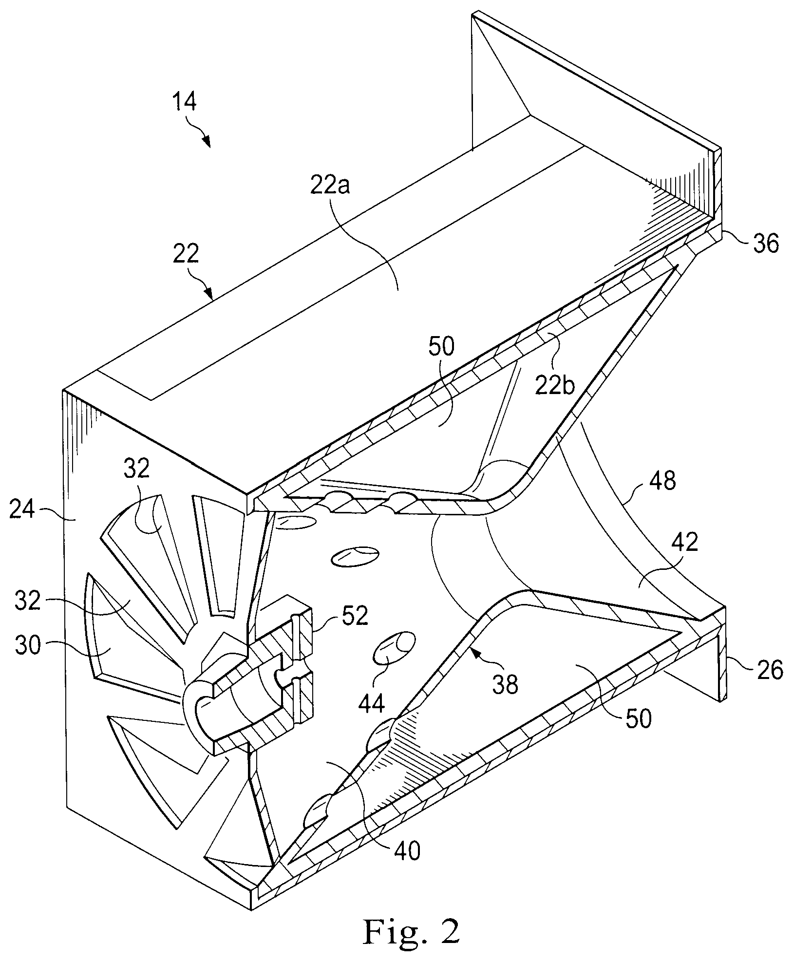 Patent US12366357 Figure 2 – Fuel/air mixture and combustion apparatus and associated methods for use in a fuel-fired heating apparatus