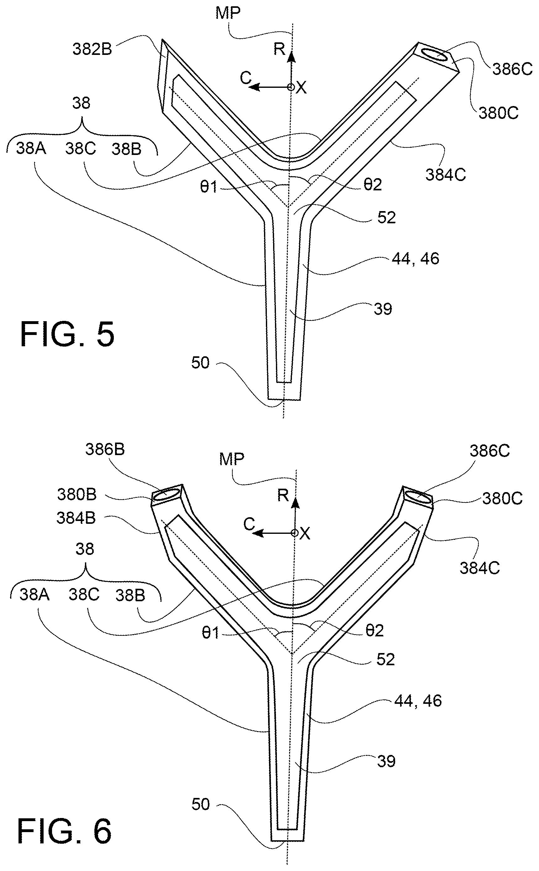 Patent US12366358 Figure 4 – Flame-holder device for a turbojet afterburner, comprising three-branched arms