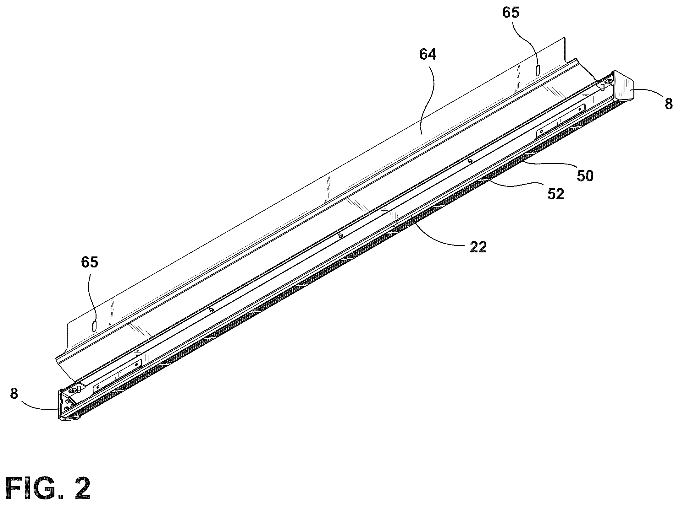 Patent US12366364 Figure 2 – Bottom vent trim for oven