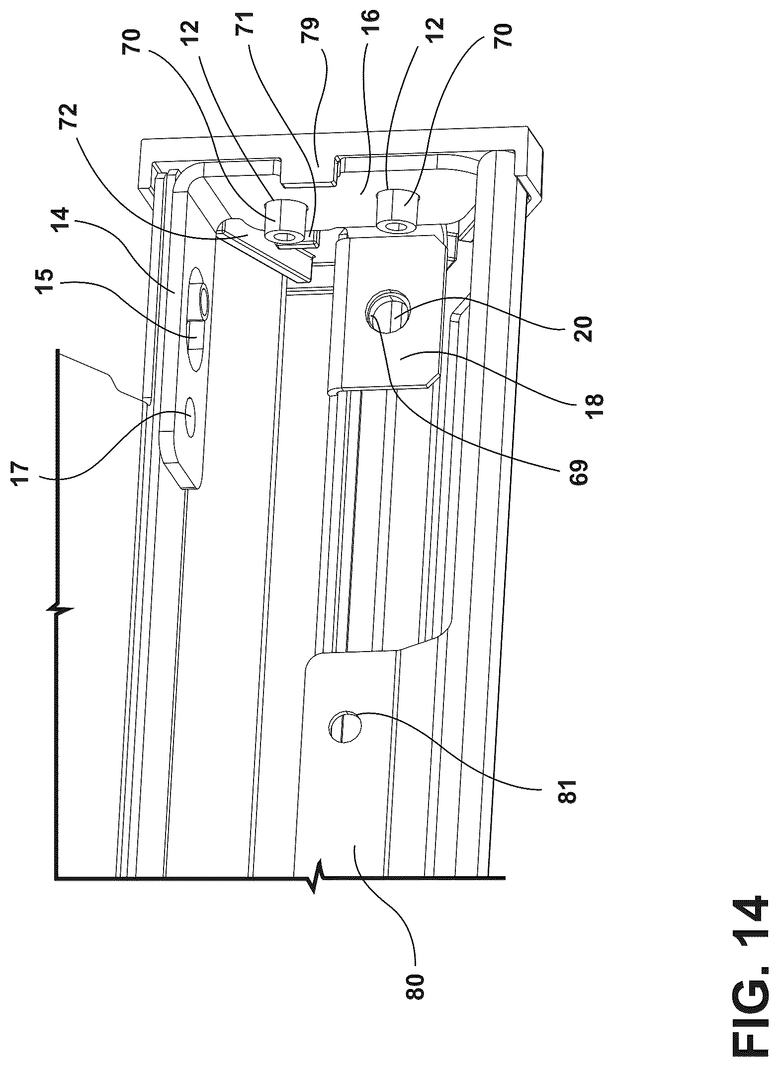 Patent US12366364 Figure 10 – Bottom vent trim for oven