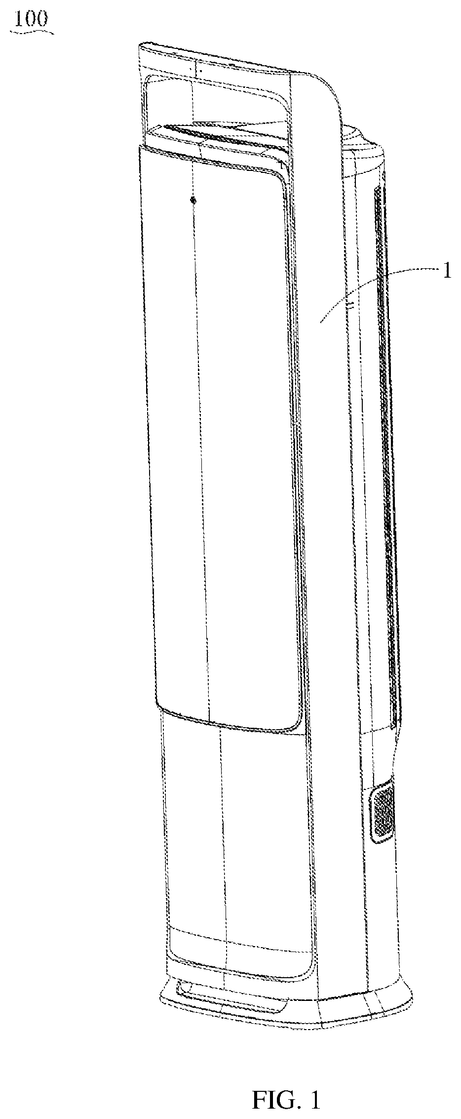 Patent US12366366 — Floor-standing air conditioner indoor unit and air conditioner — Figure 1