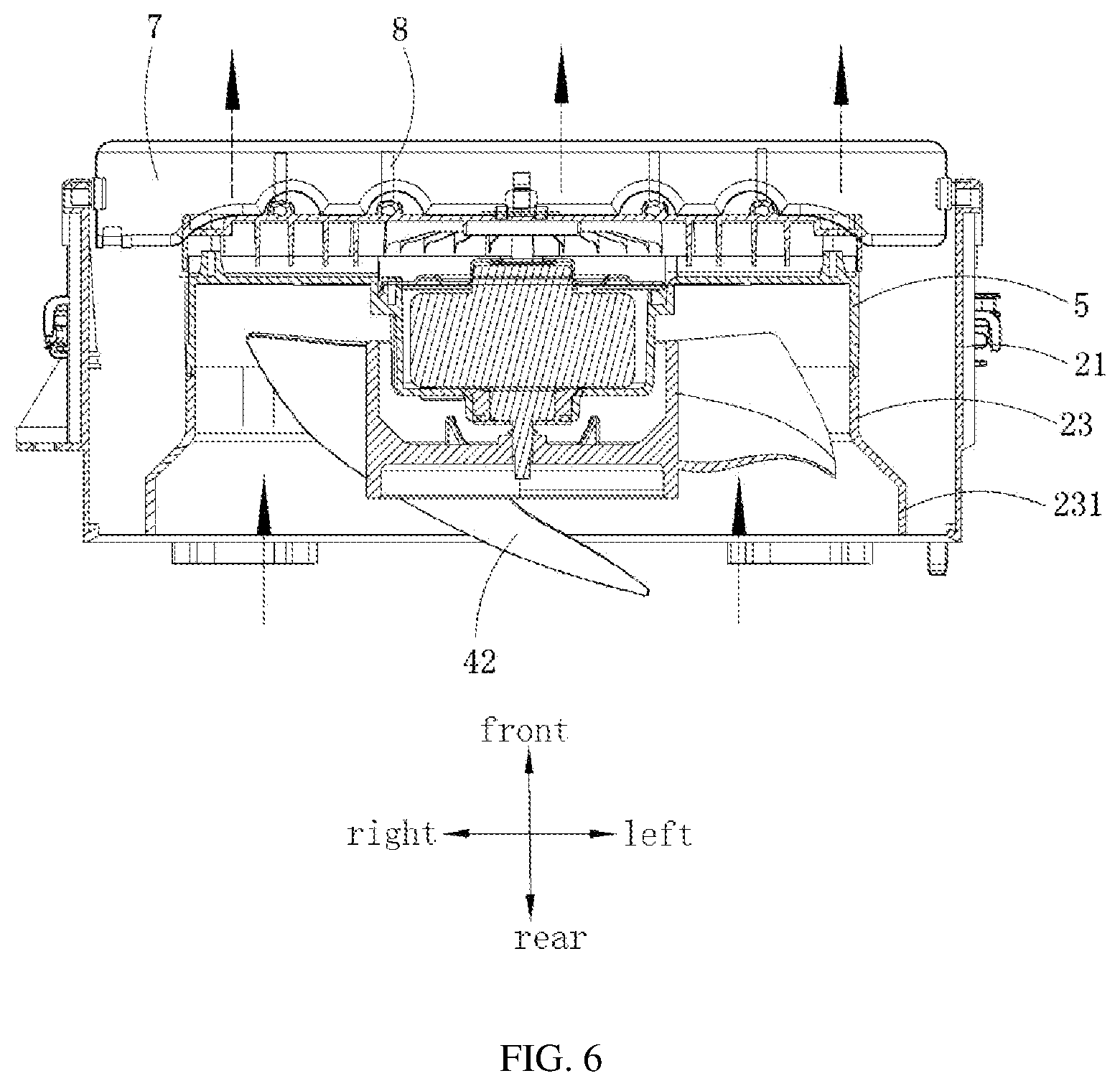 Patent US12366366 Figure 6 – Floor-standing air conditioner indoor unit and air conditioner