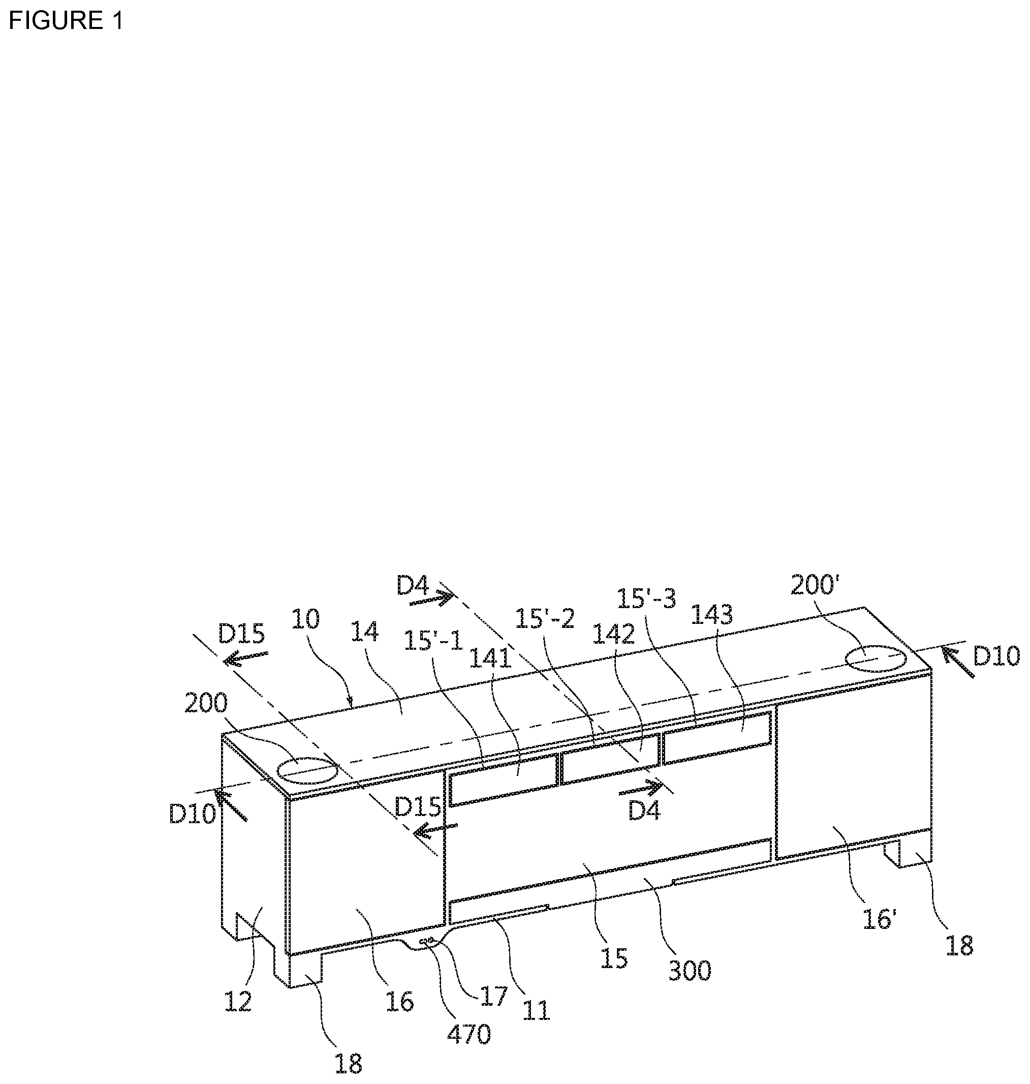 Patent US12366367 Figure 1 – Air management apparatus or device