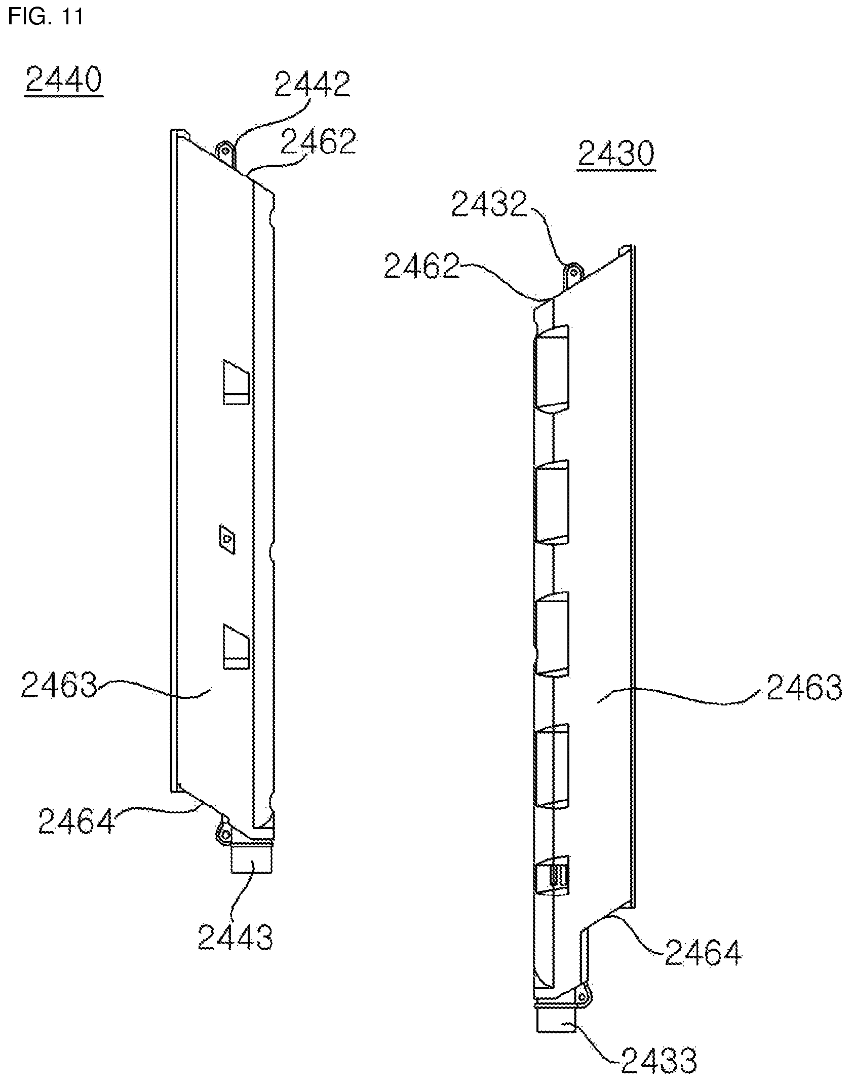 Patent US12366368 Figure 11 – Indoor unit for air conditioner