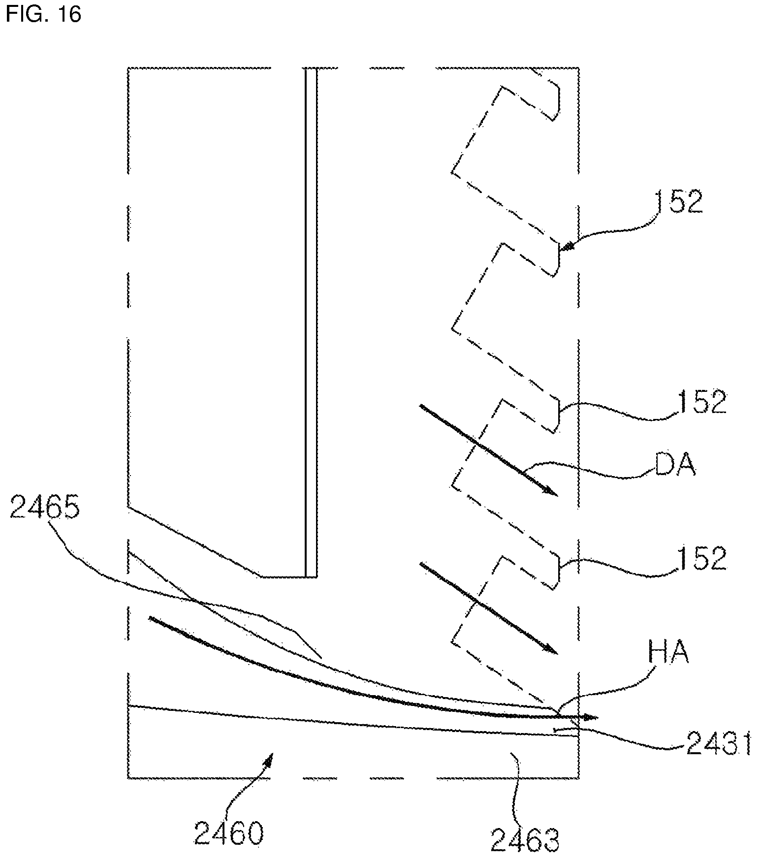 Patent US12366368 Figure 16 – Indoor unit for air conditioner